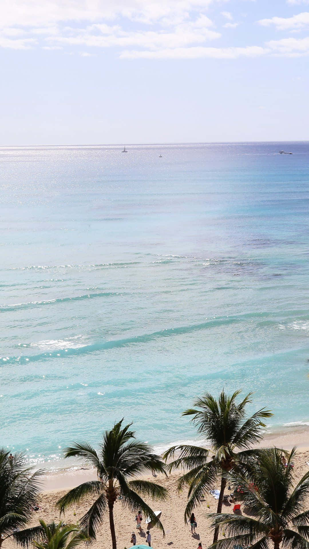 Feel Calm And Relaxed Looking Out At The Vast Ocean.