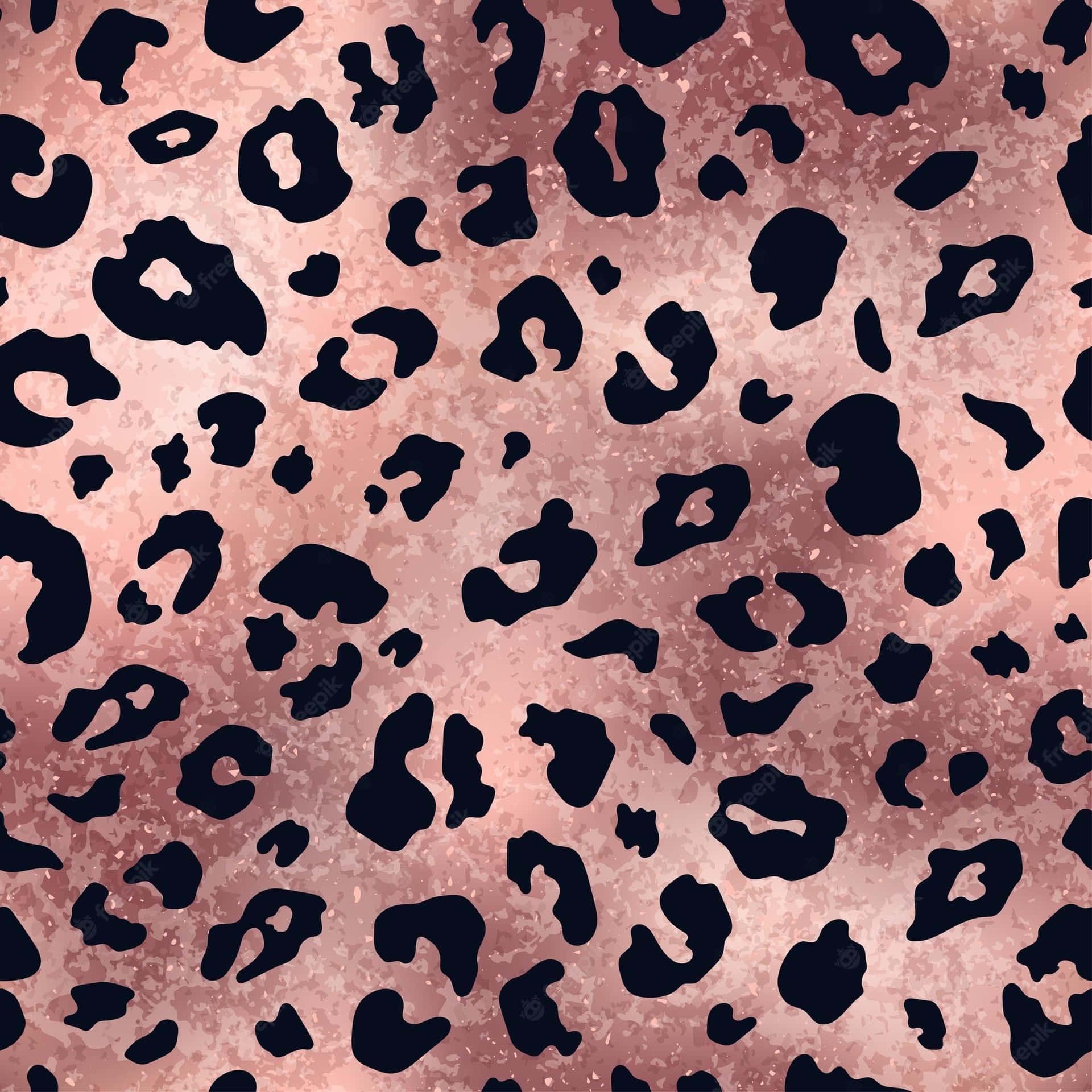 Feel Confident And Bold With A Touch Of Pink Leopard Print Background