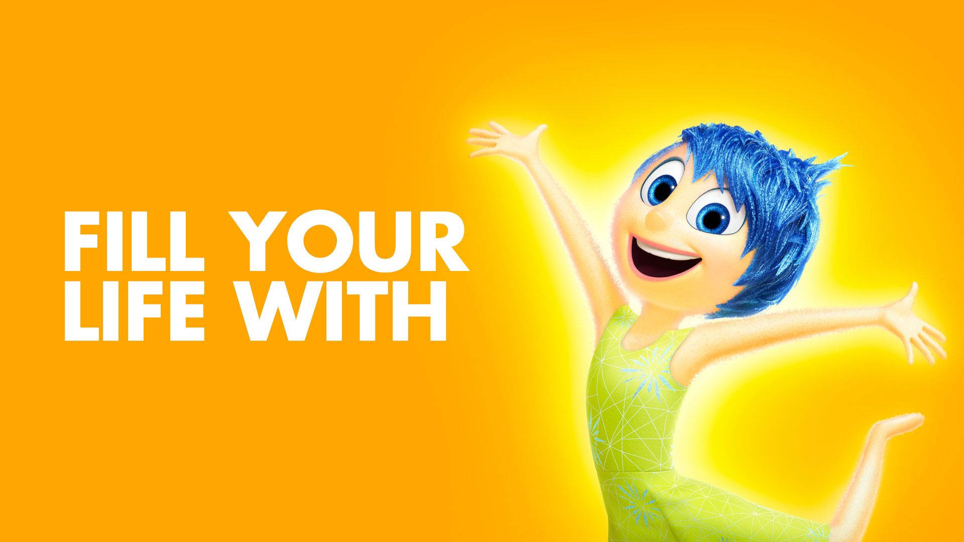 Feel Joyful With All The Emotions In Inside Out Background