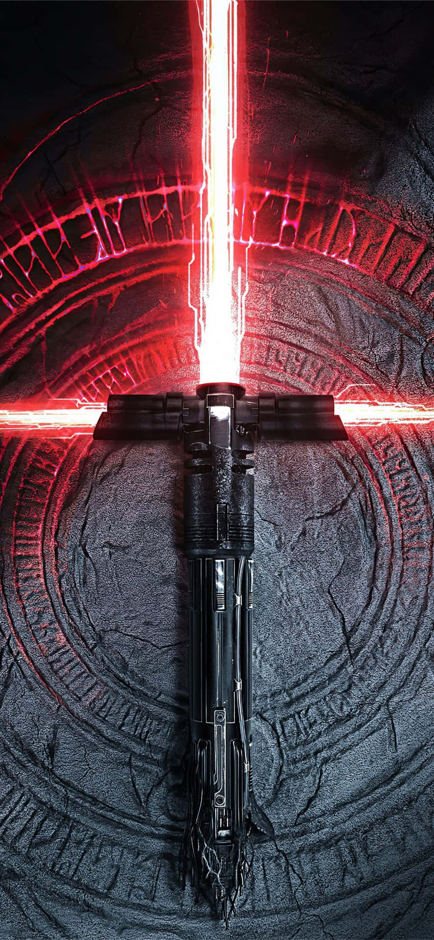 Feel Power Of The Dark Side With Kylo Ren Iphone Background