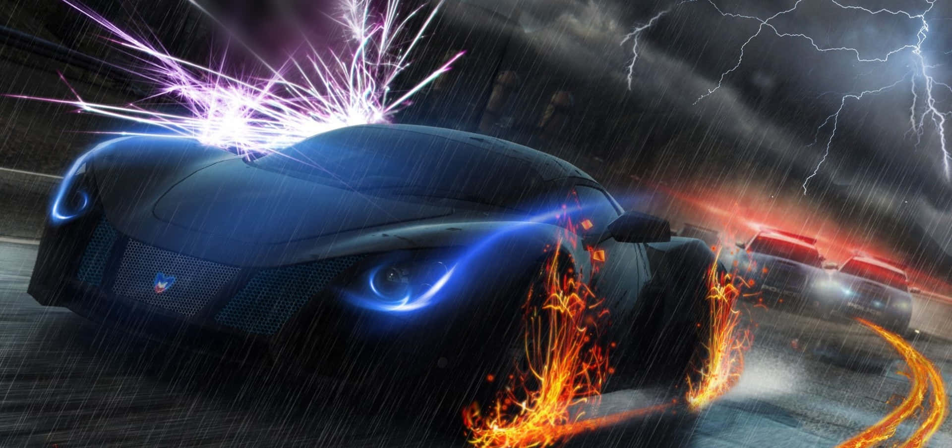 Feel The Adrenaline Of Fast-paced Racing With Need For Speed On Pc Background