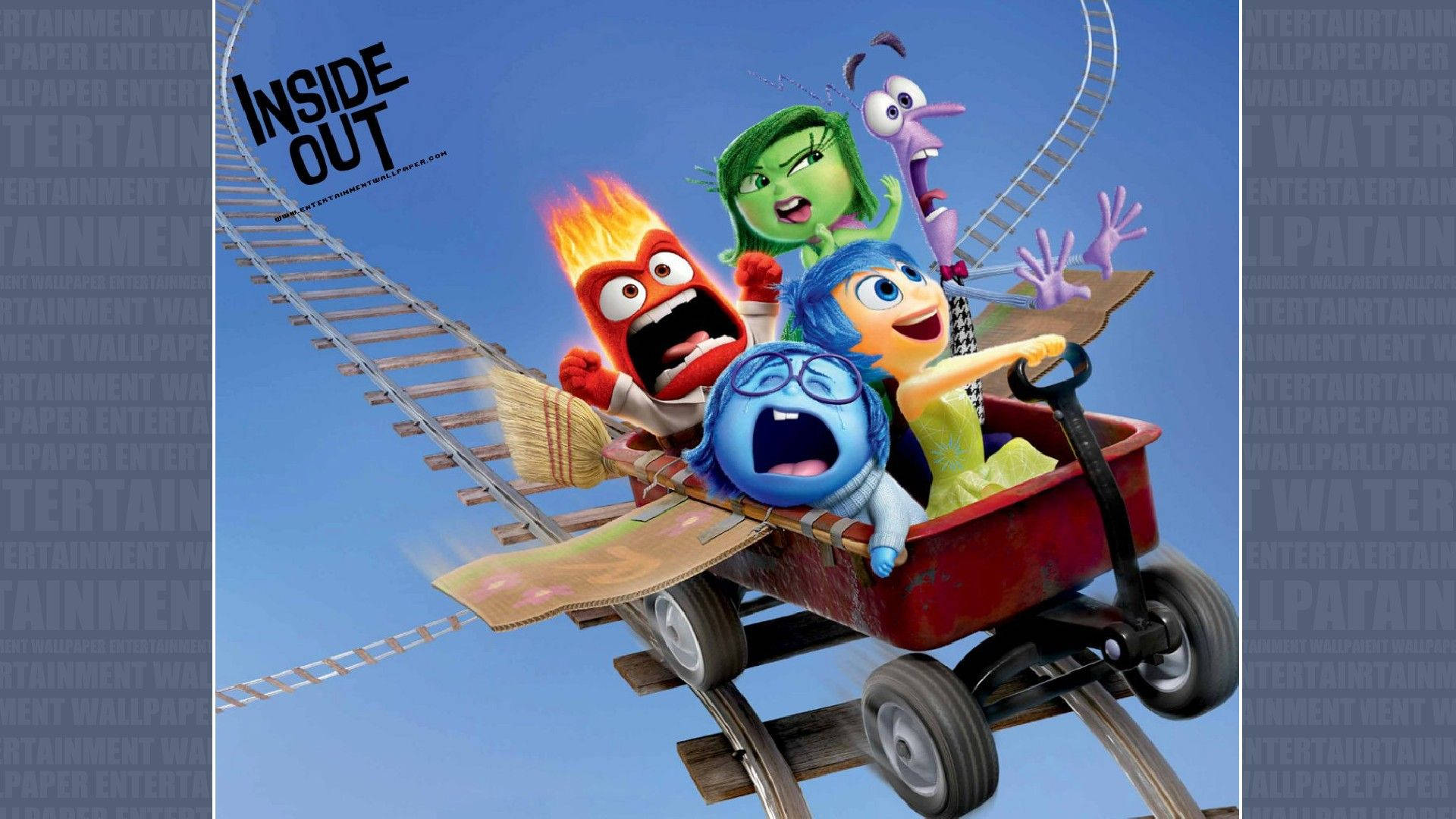 Feel The Adrenaline On This Roller Coaster Ride Inspired By The Movie, Inside Out! Background