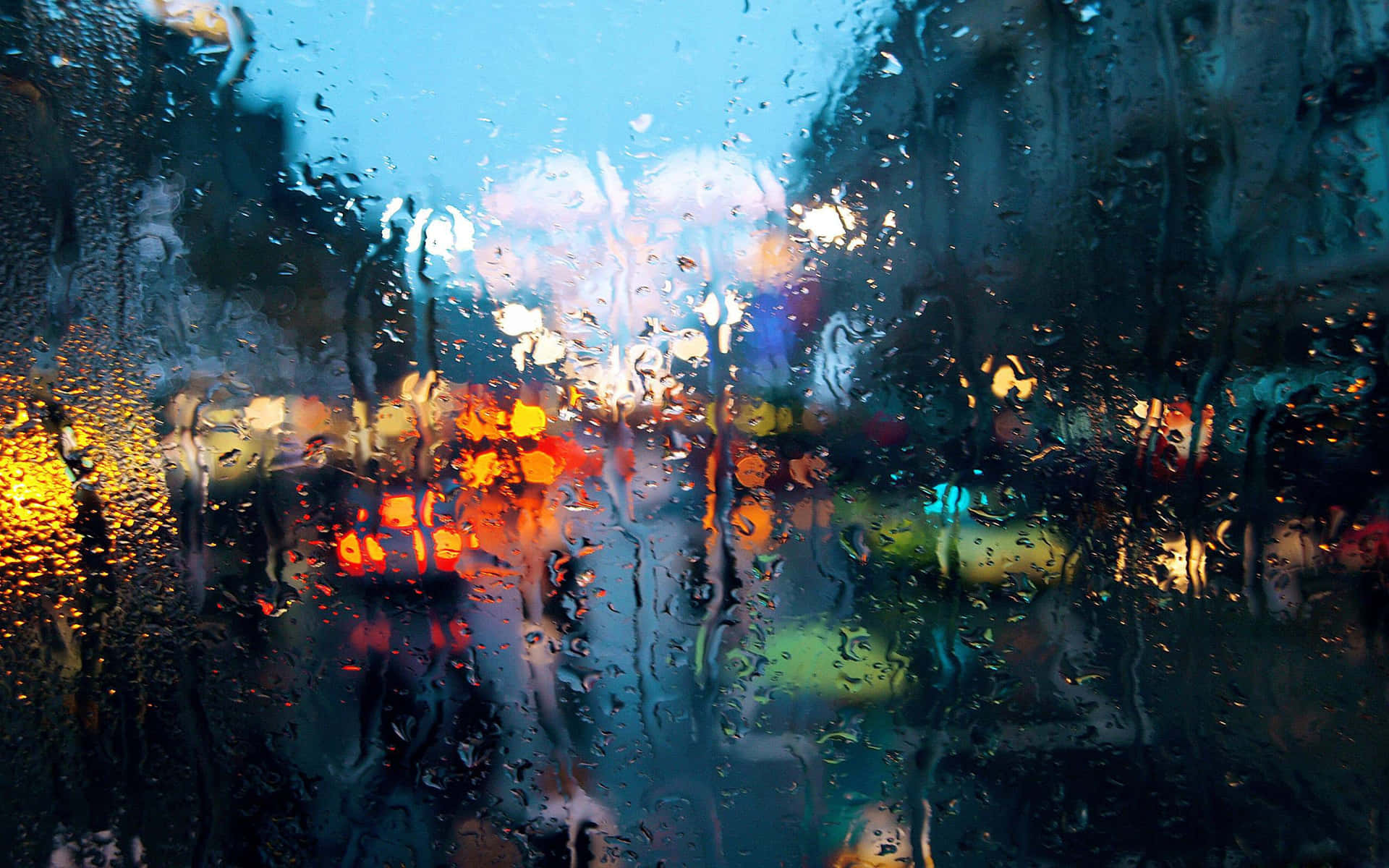 Feel The Beauty Of The Rain Background