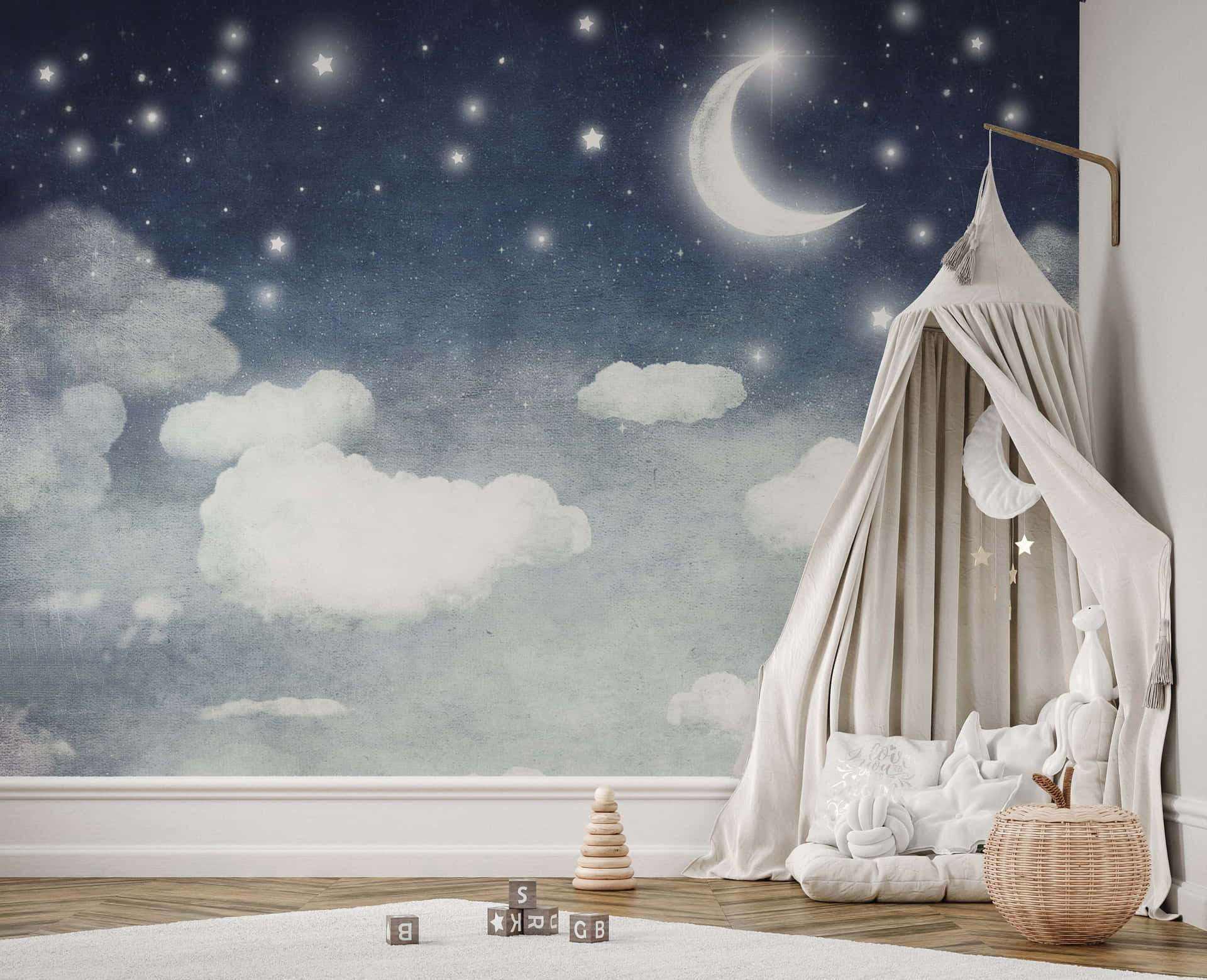 Feel The Calming Beauty Of The Night Sky Background