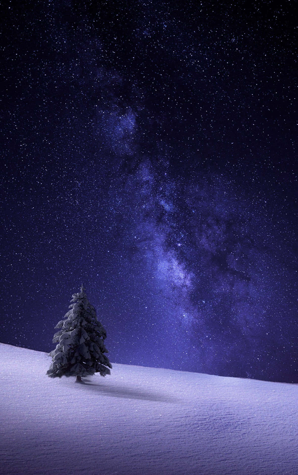 Feel The Chill Of Winter With The Snow Iphone Background