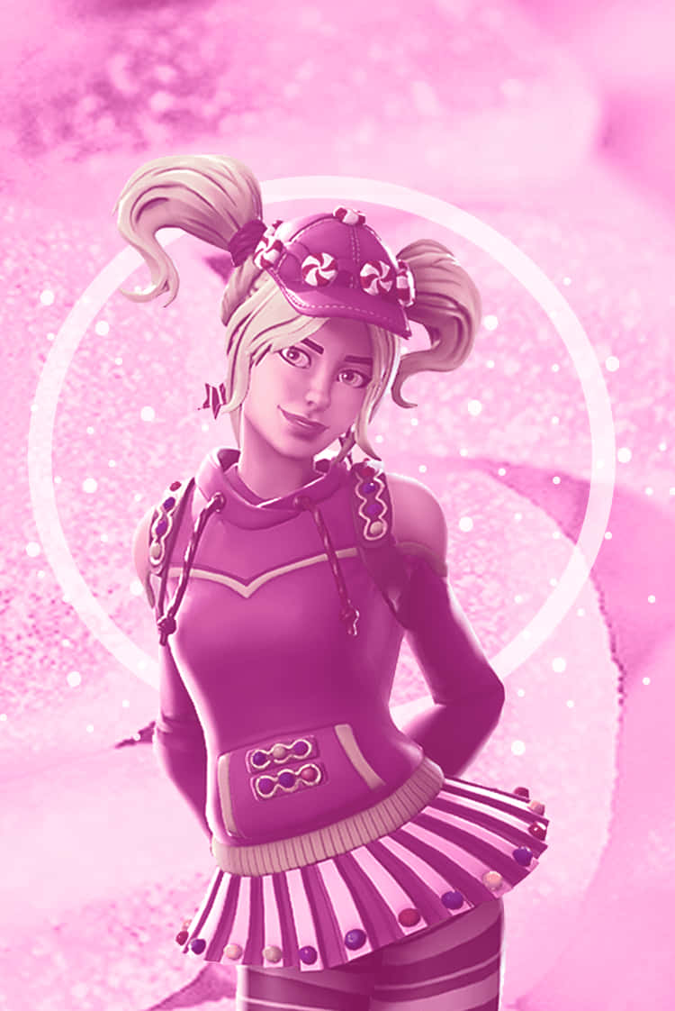 Feel The Excitement Of Fortnite In This Cute Illustration! Background