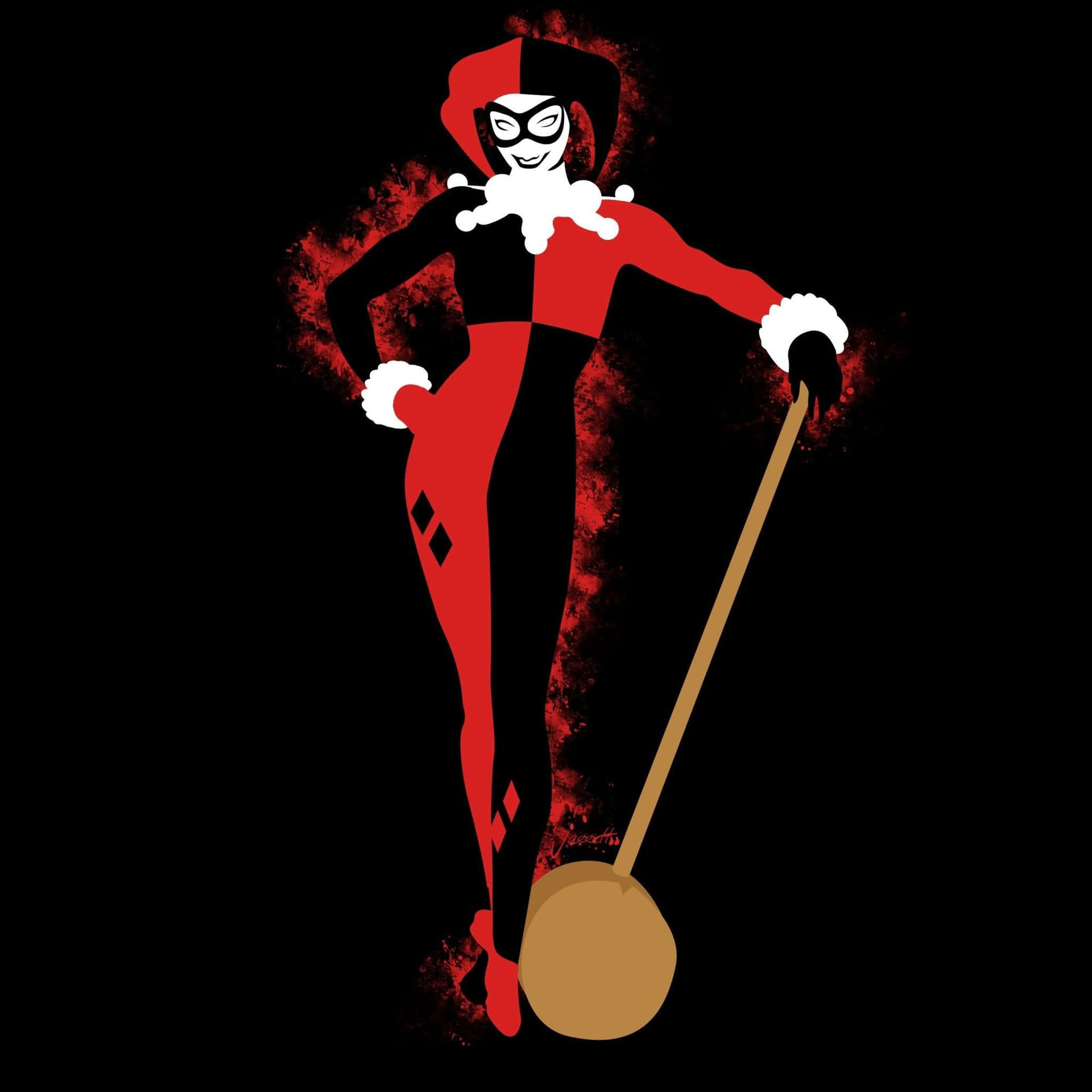 Feel The Fear Of Falling For The Madness Of Original Harley Quinn Background