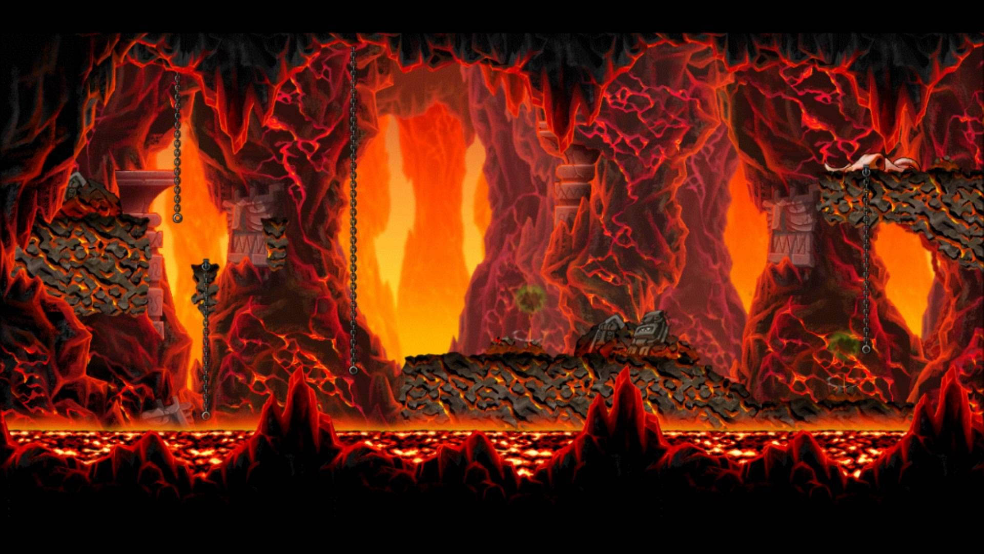 Feel The Flames Of Hell Background