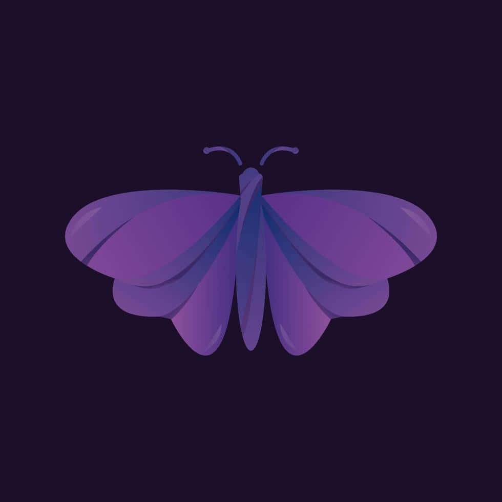 Feel The Freedom Of A Butterfly With Your Purple Butterfly Iphone Background