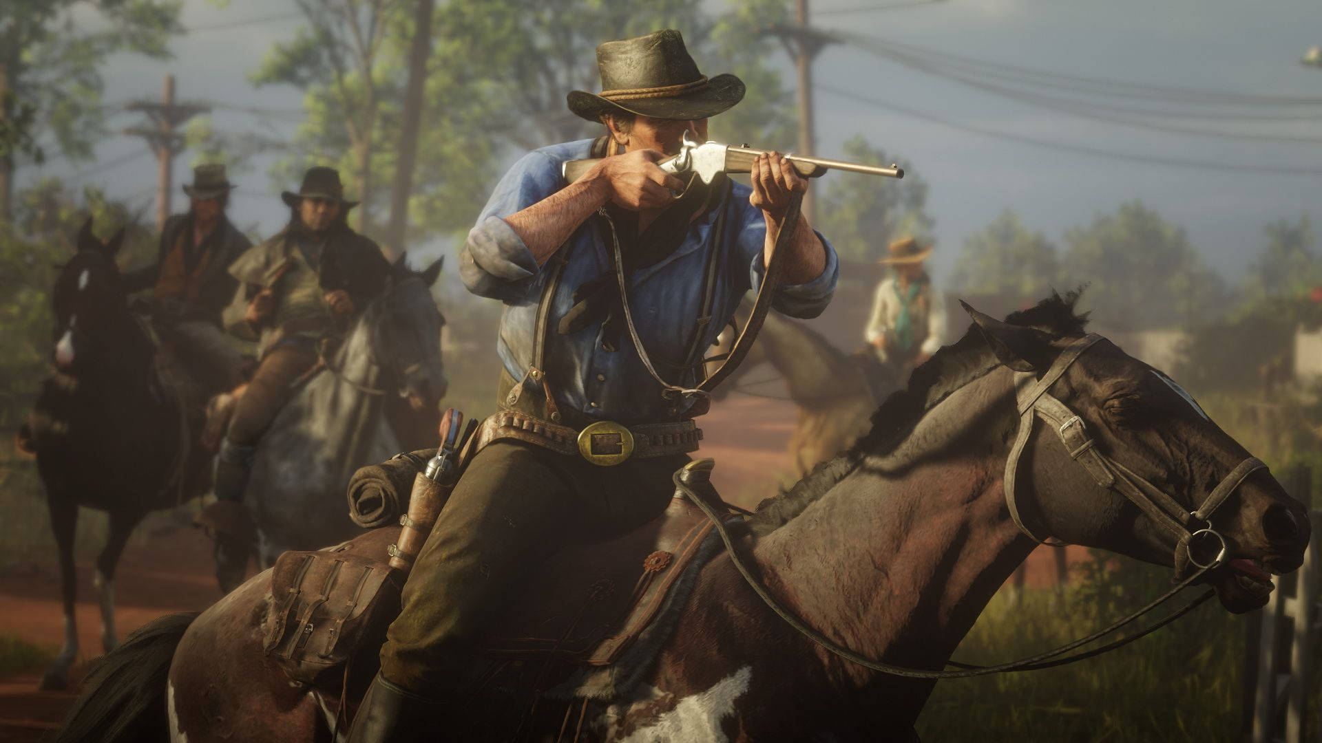 Feel The Freedom Of The Wild West With Your Trusty Steed In Red Dead Redemption 2.