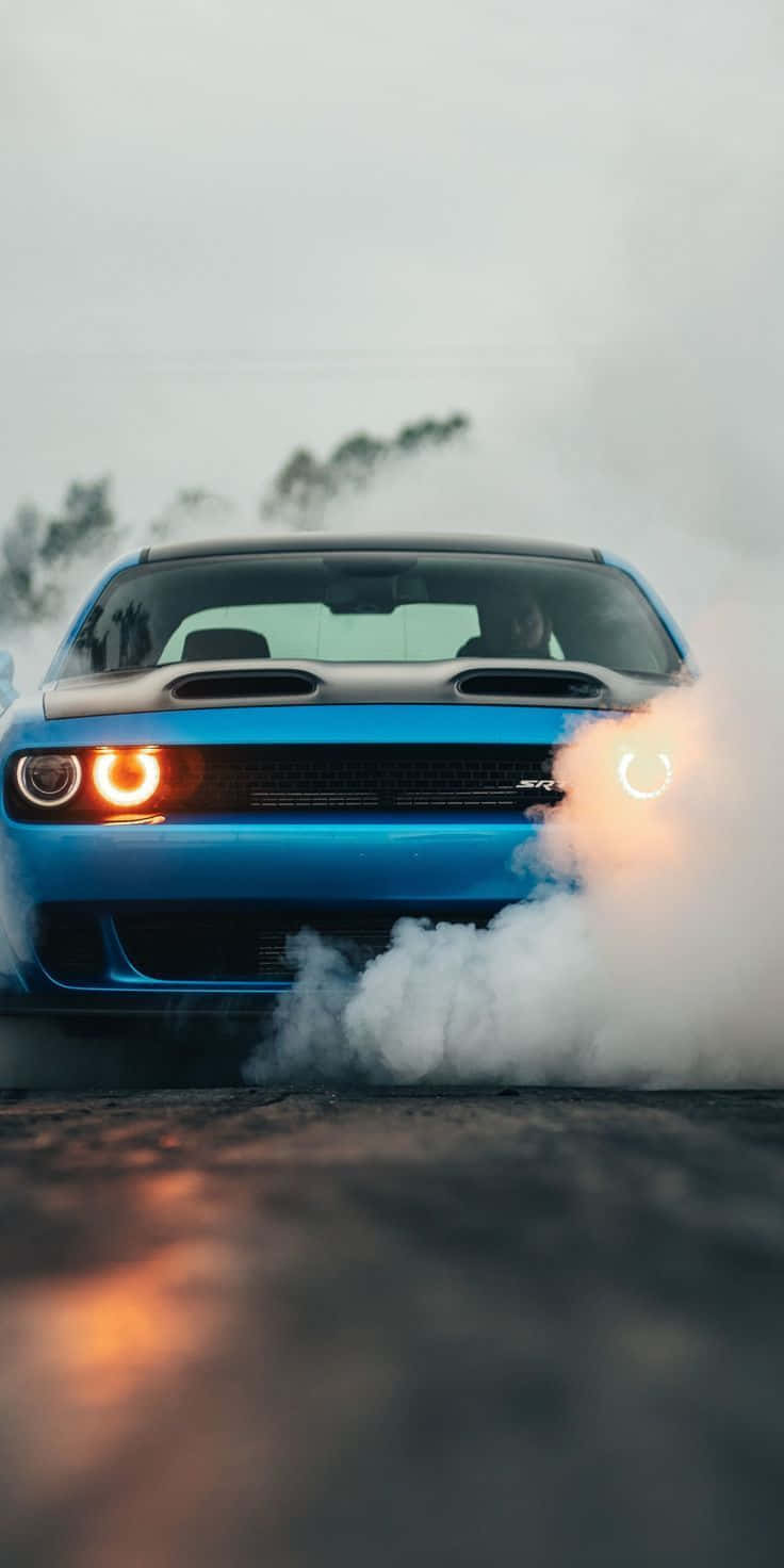 Feel The Fury Of The Dodge Hellcat. Background