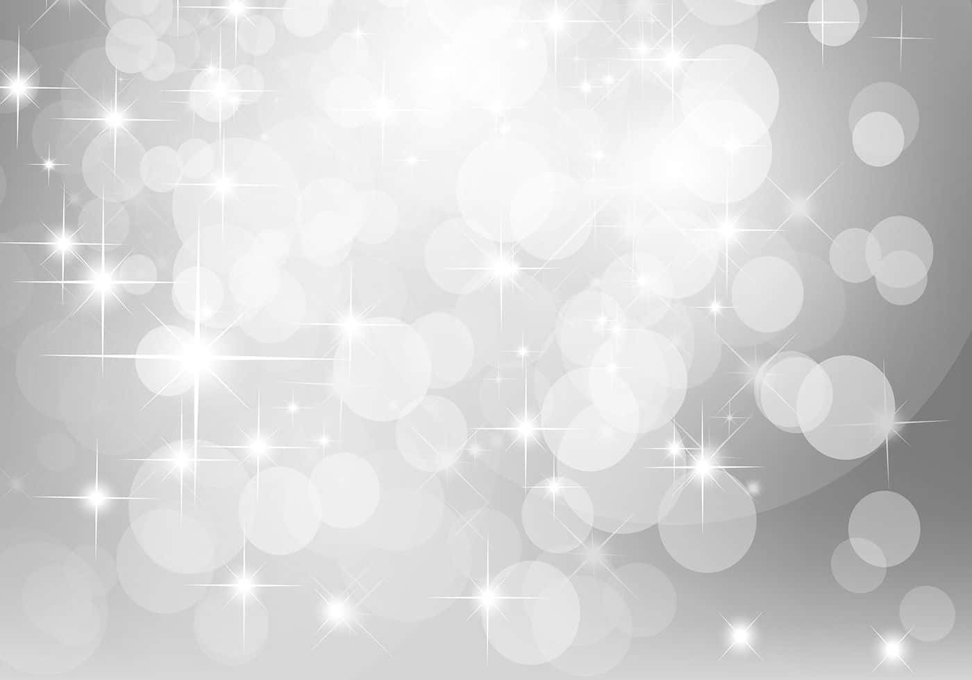 Feel The Glamour Of White Glitter Background