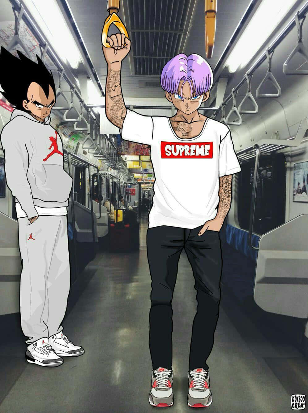 Feel The Greatness Of Supreme Vegeta Background