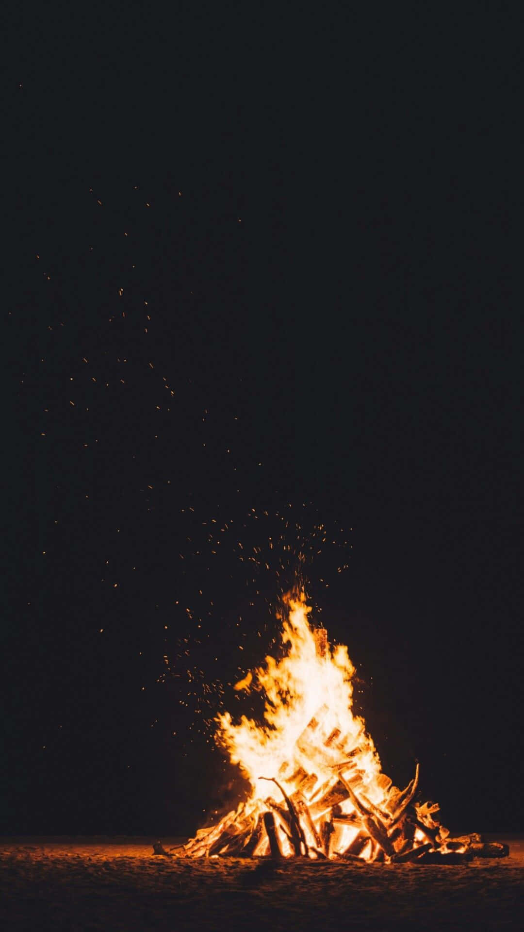 Feel The Heat With Aesthetic Fire Background