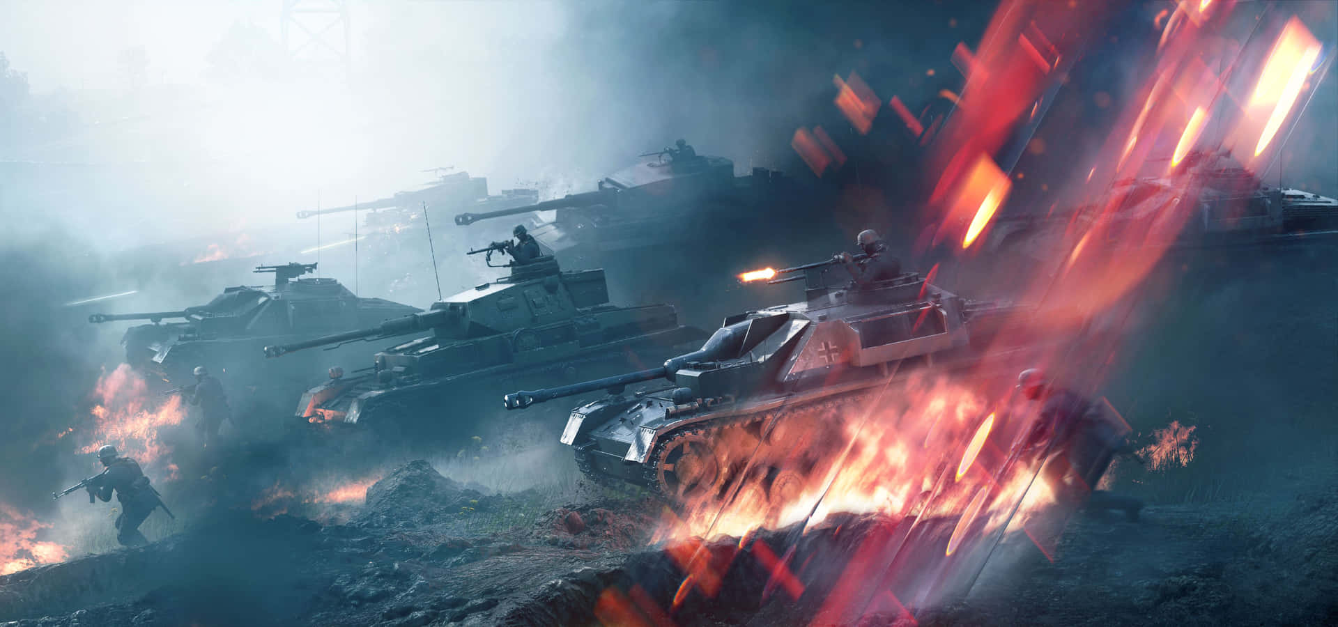 Feel The Intensity Of The Battlefield In 4k Background