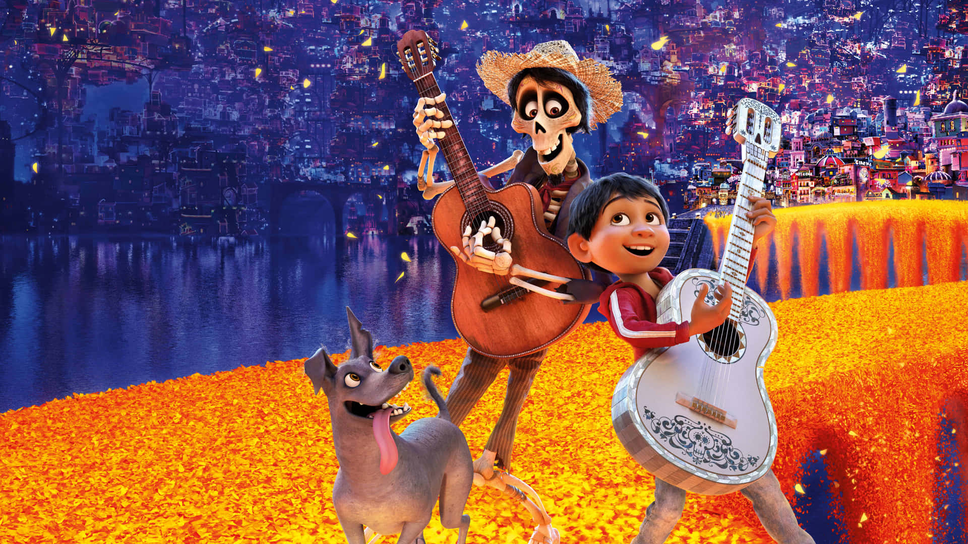 Feel The Magic Of “coco” With Disney Background