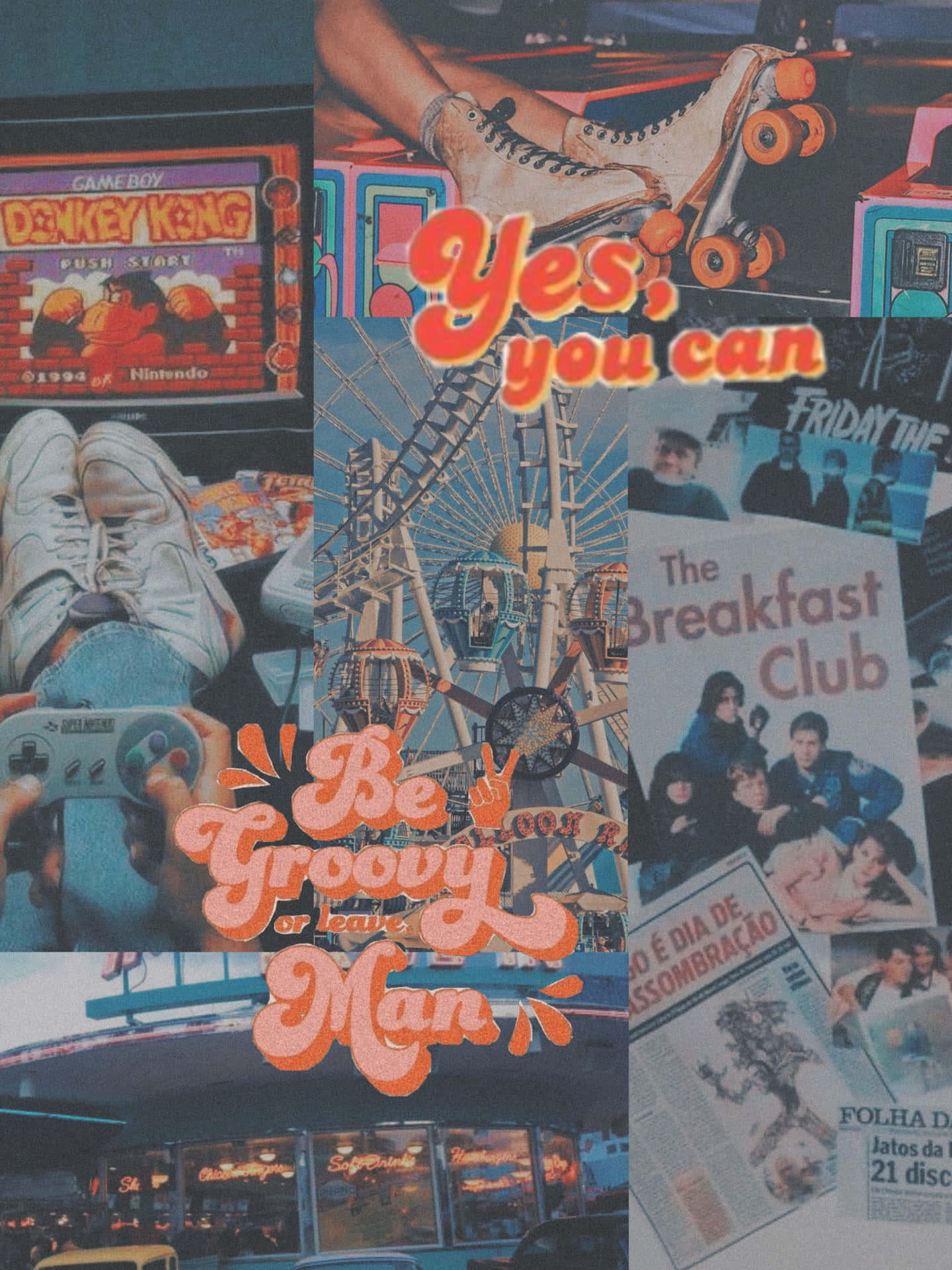 Feel The Nostalgia Of The 80s With This Retro-inspired Aesthetic Background