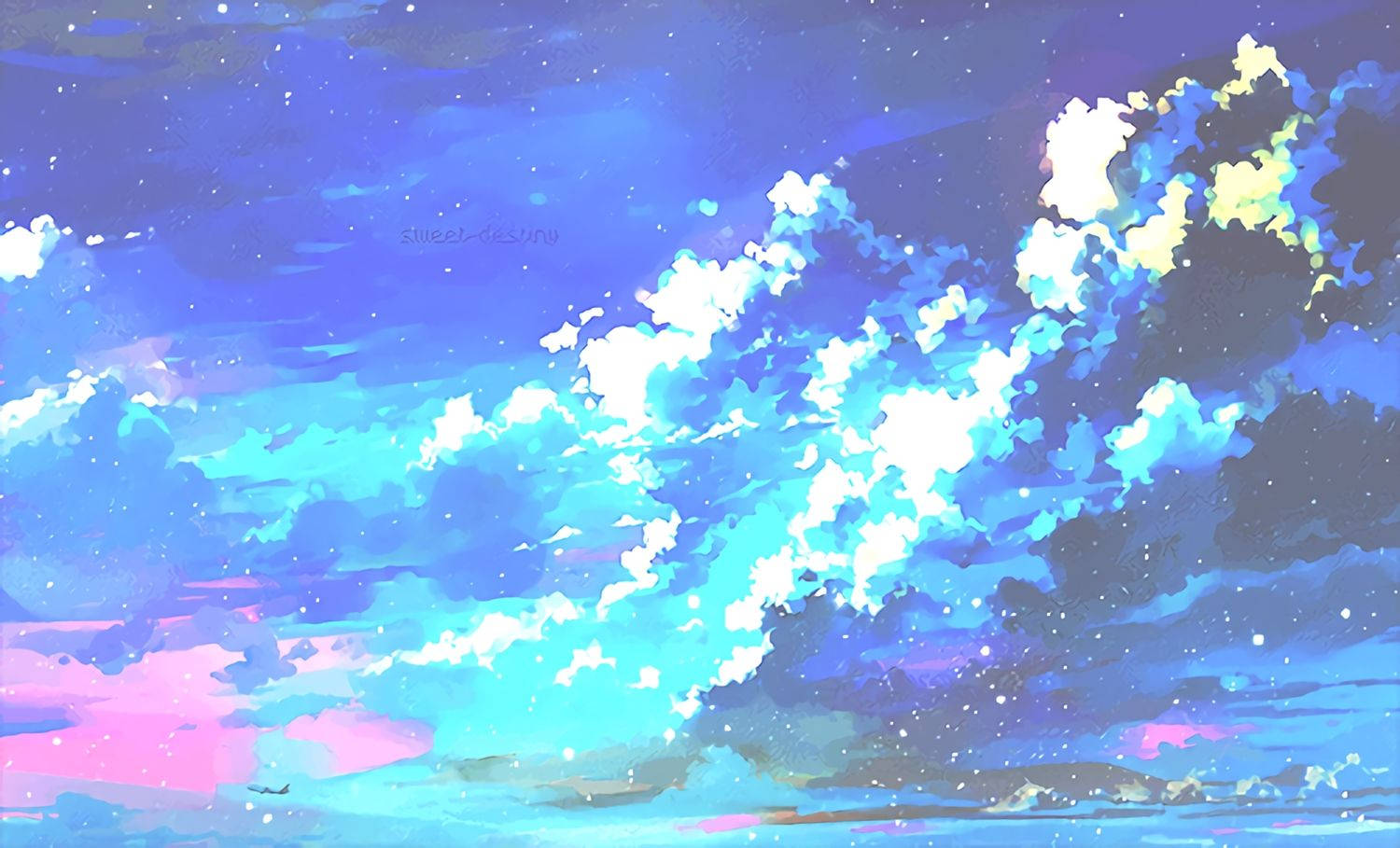 Feel The Nostalgia With This 90's Anime Aesthetic Desktop Background Background