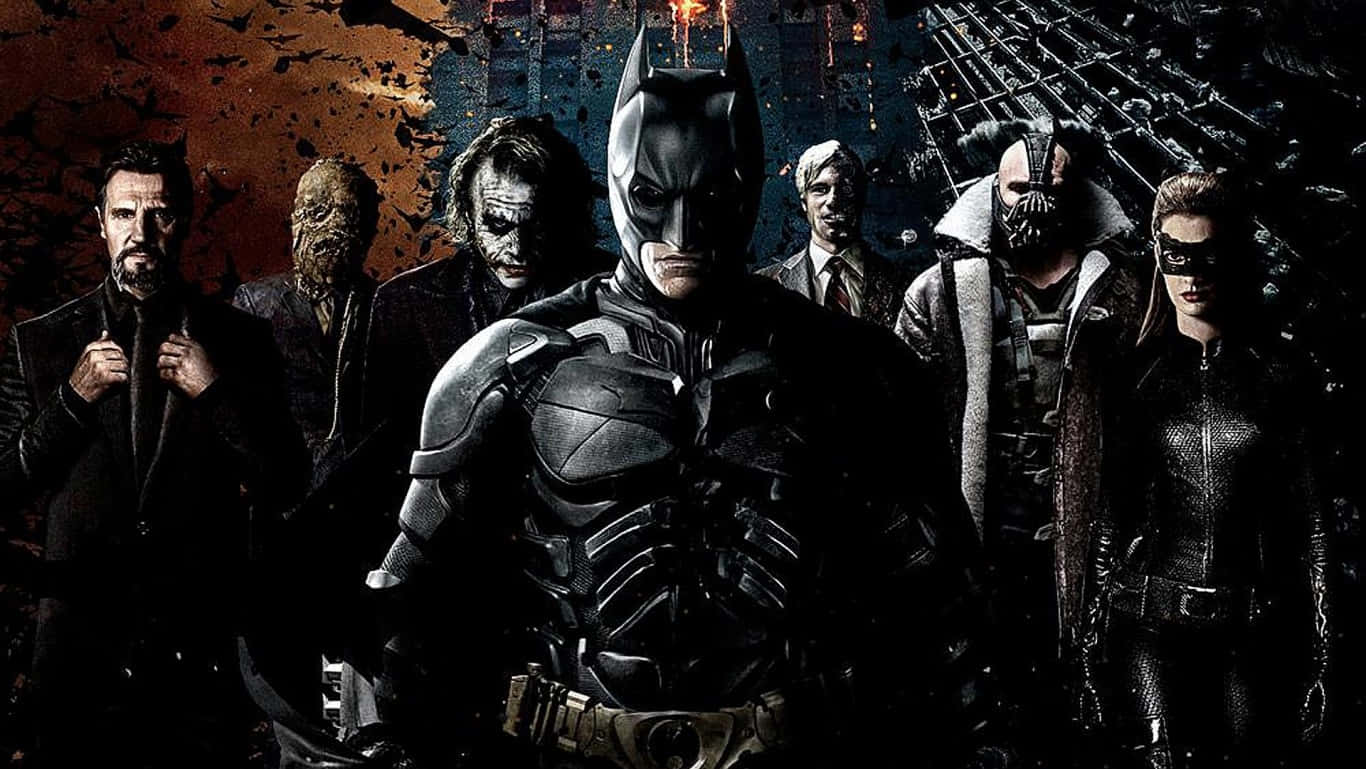 Feel The Power Of Batman's Dark Knight Hd Background