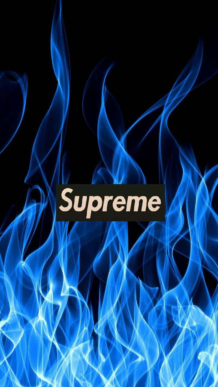 Feel The Power Of Blue Supreme Background