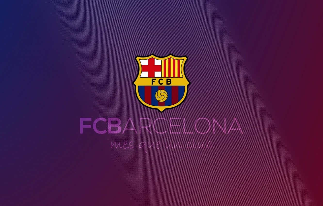 Feel The Power Of Fc Barcelona On Your Desktop Background