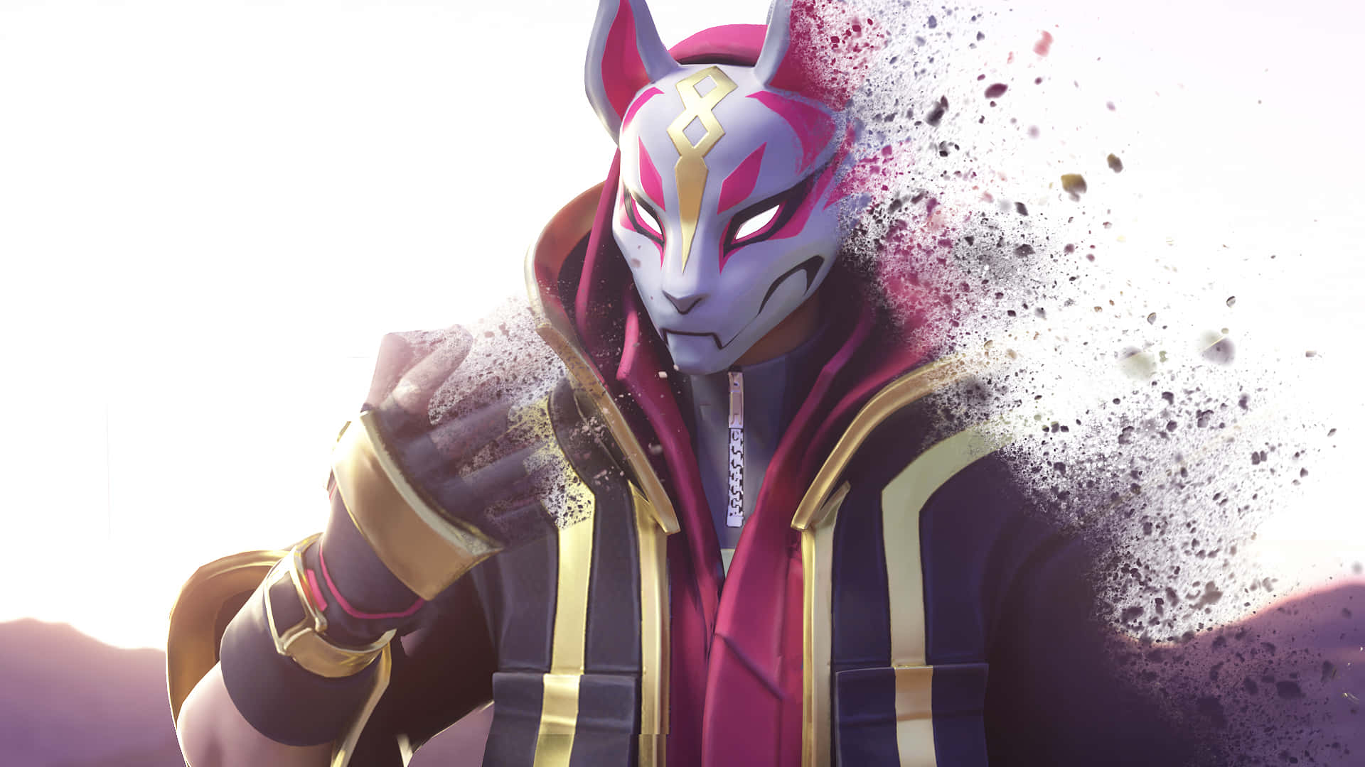 Feel The Power Of Fortnite Battle Royale With Drift Background