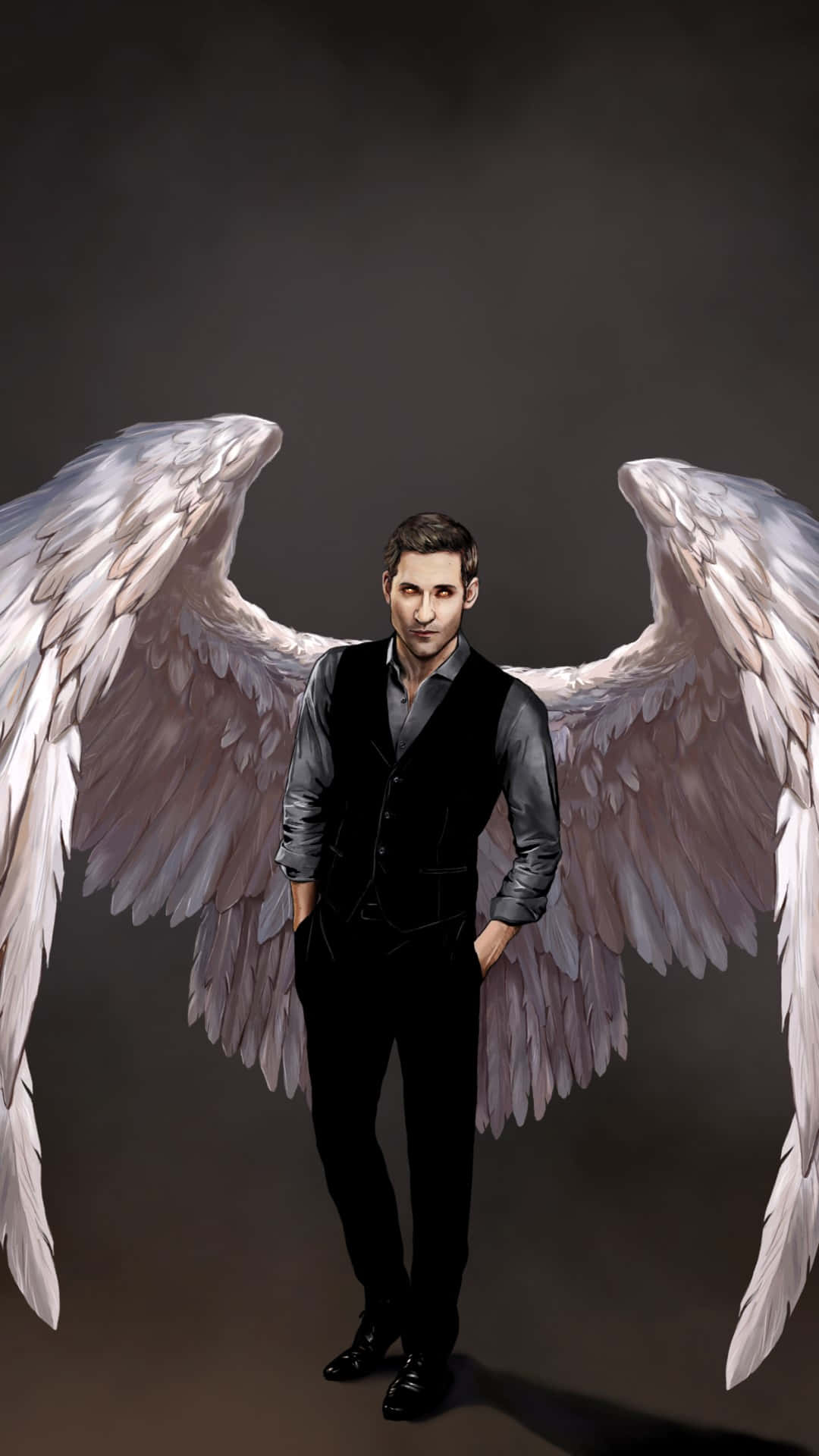 Feel The Power Of Lucifer’s Wings. Background