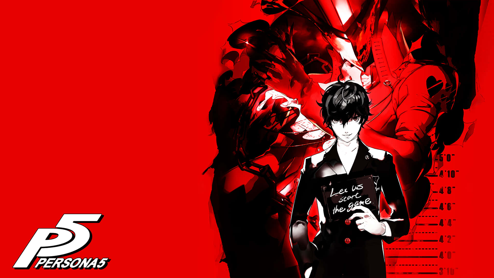 Feel The Power Of Rebellion With The Persona 5 Logo Background