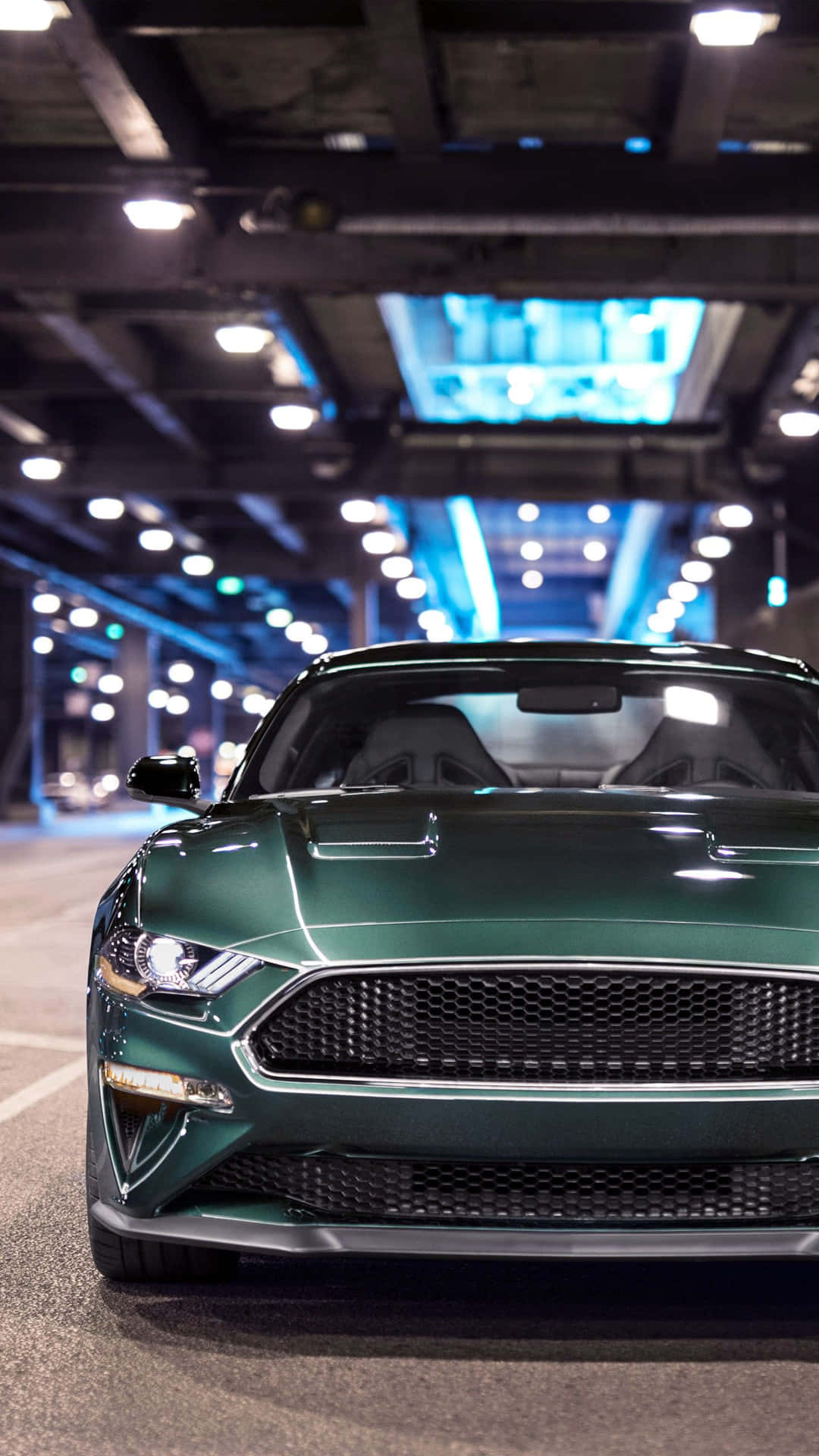 Feel The Power Of The Ford Mustang While You Scroll On Your Iphone Background