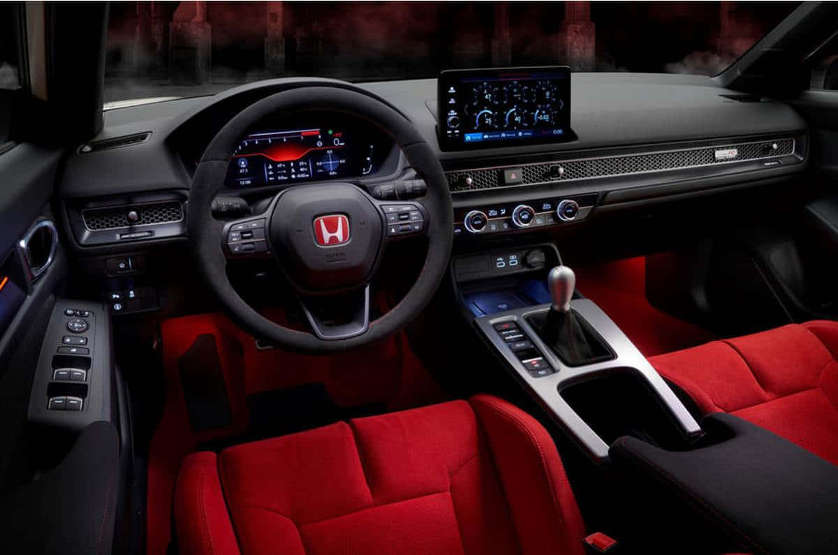 Feel The Power Of The Honda Civic Type R Background