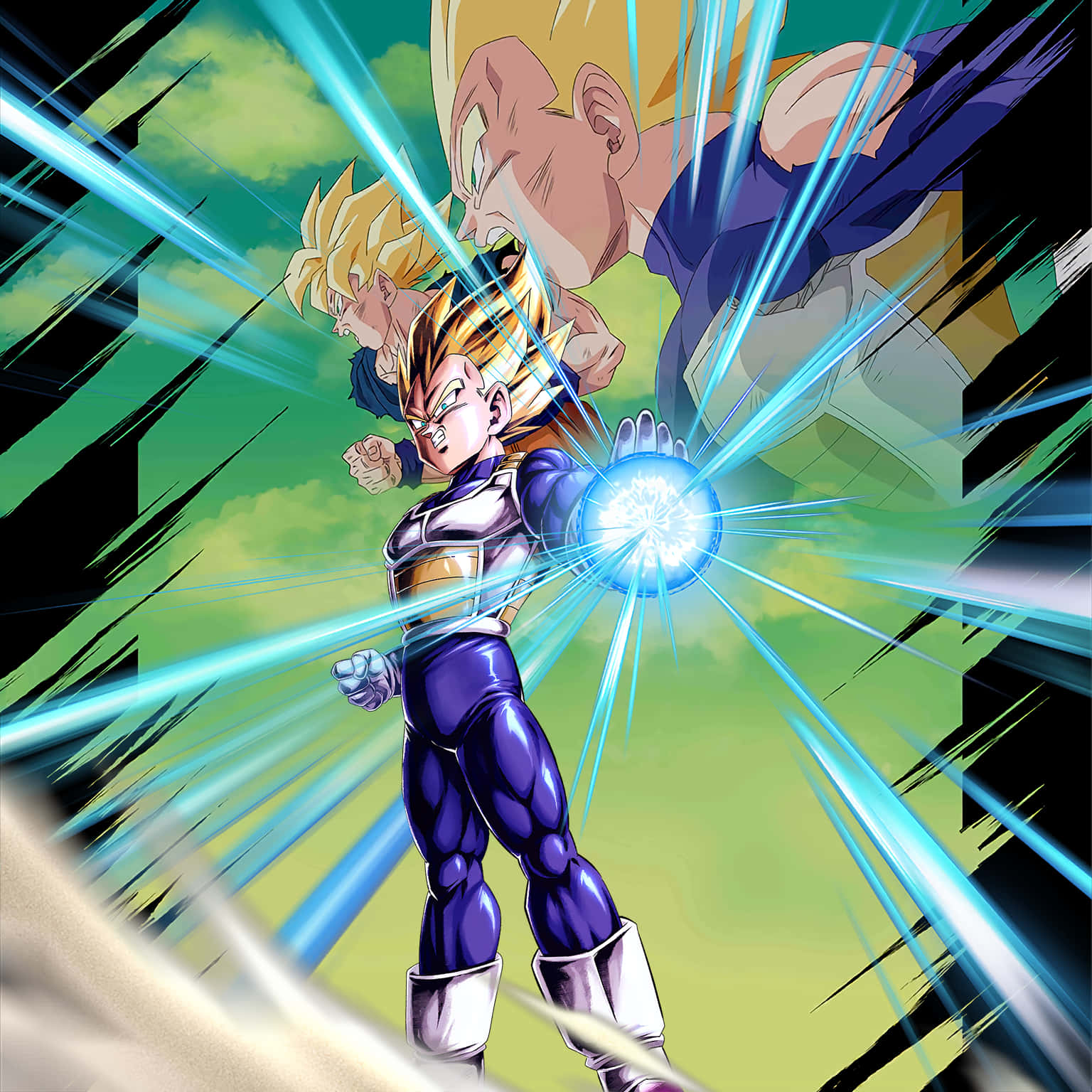 Feel The Power With Cool Vegeta Background