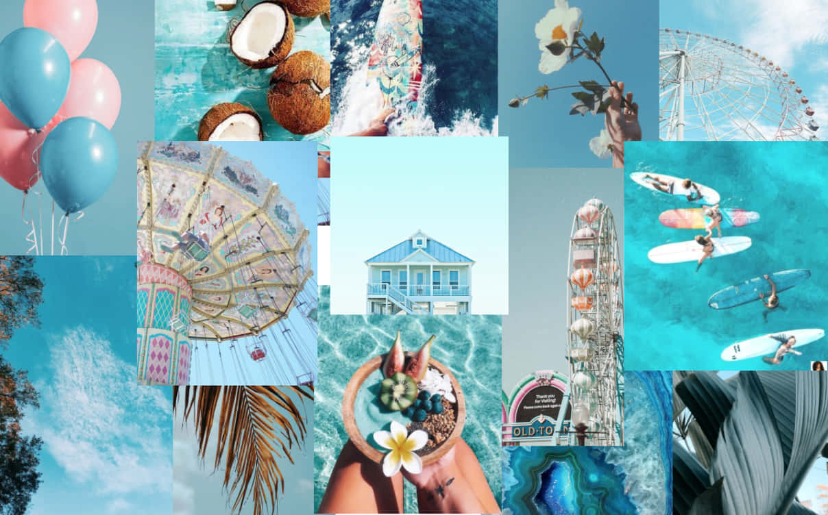 Feel The Productivity And The Mood-boosting Effects Of The Light Blue Aesthetic Laptop.