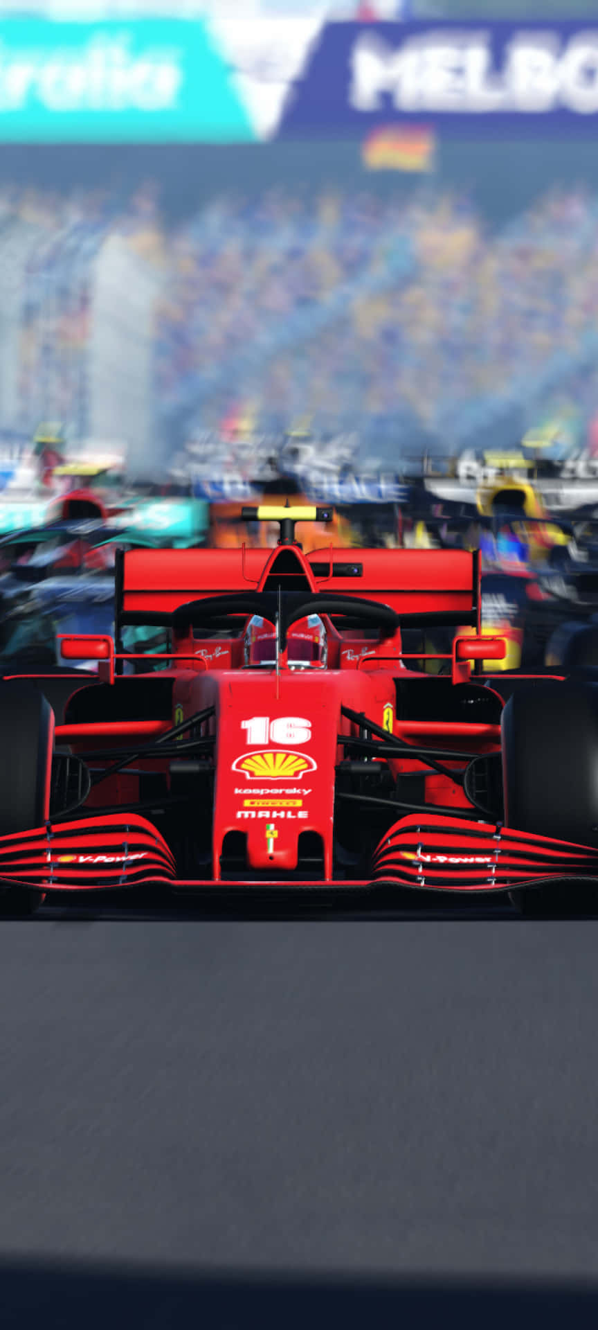 Feel The Rush Of Formula 1 With This Custom Iphone Background