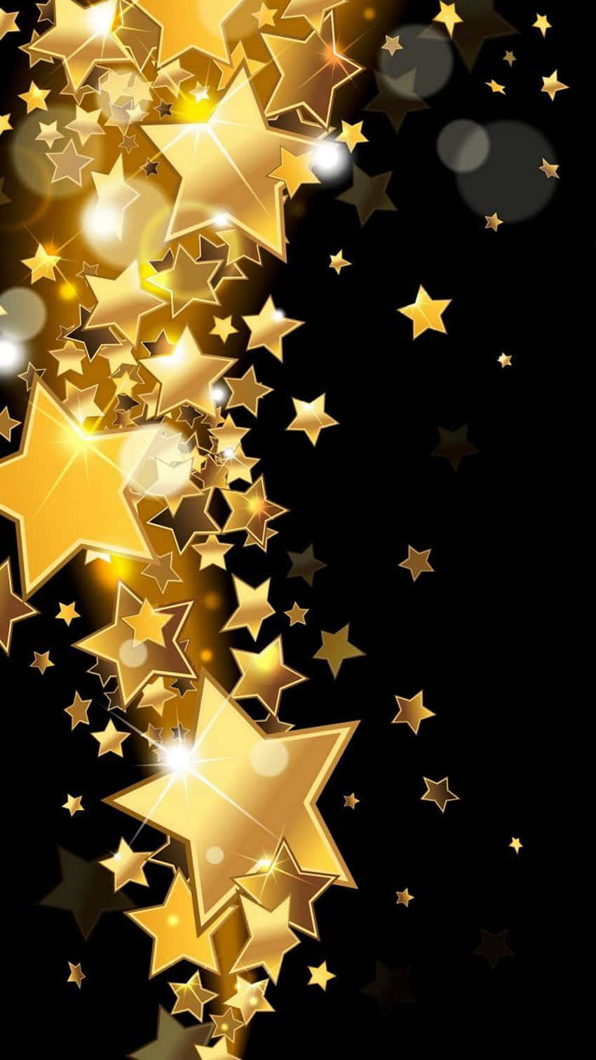 Feel The Shine Of The Gold Background