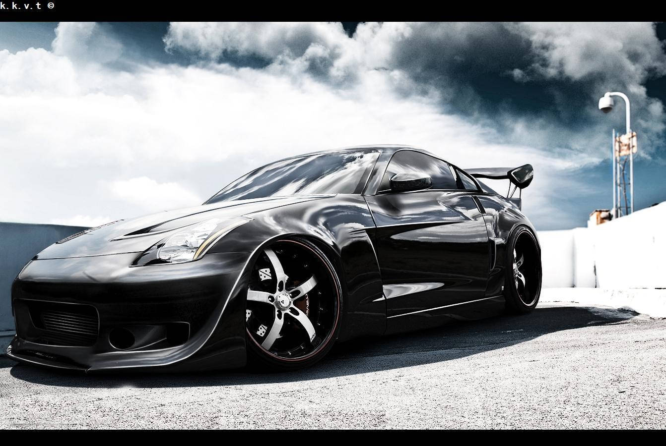 Feel The Speed With A Nissan 350z Background