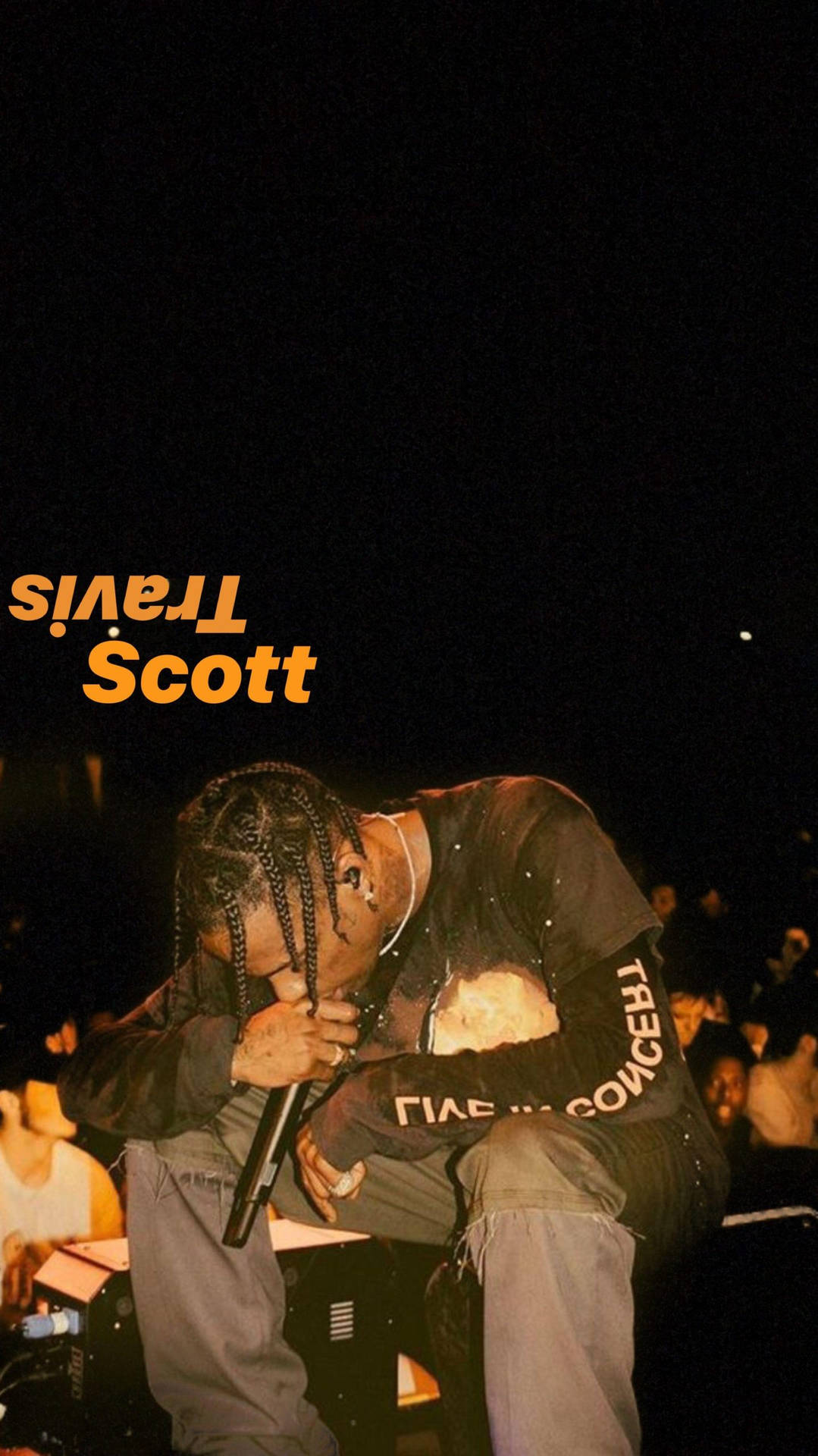 Feel The Thrill Of Astroworld On Your Iphone Background