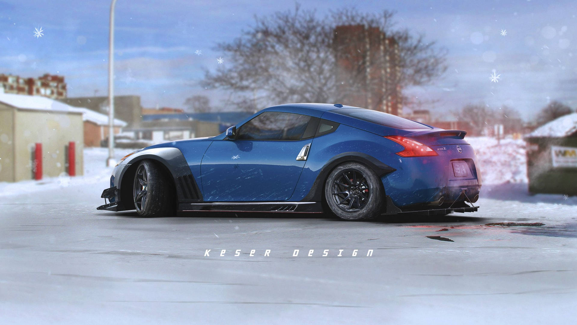 Feel The Thrill Of Driving The Nissan 370z Background