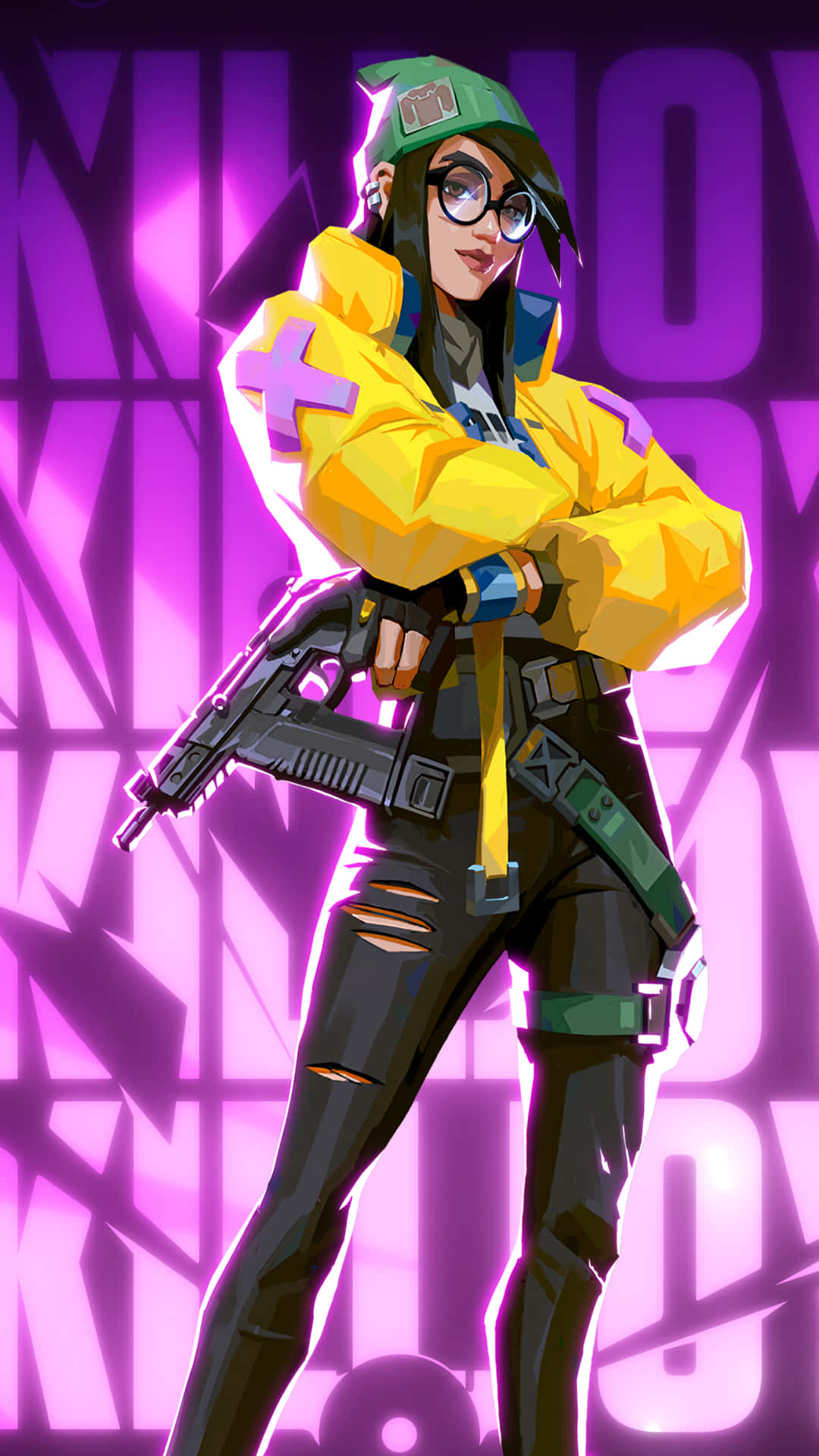 Feel The Thrill Of Victory With Killjoy In Valorant Background