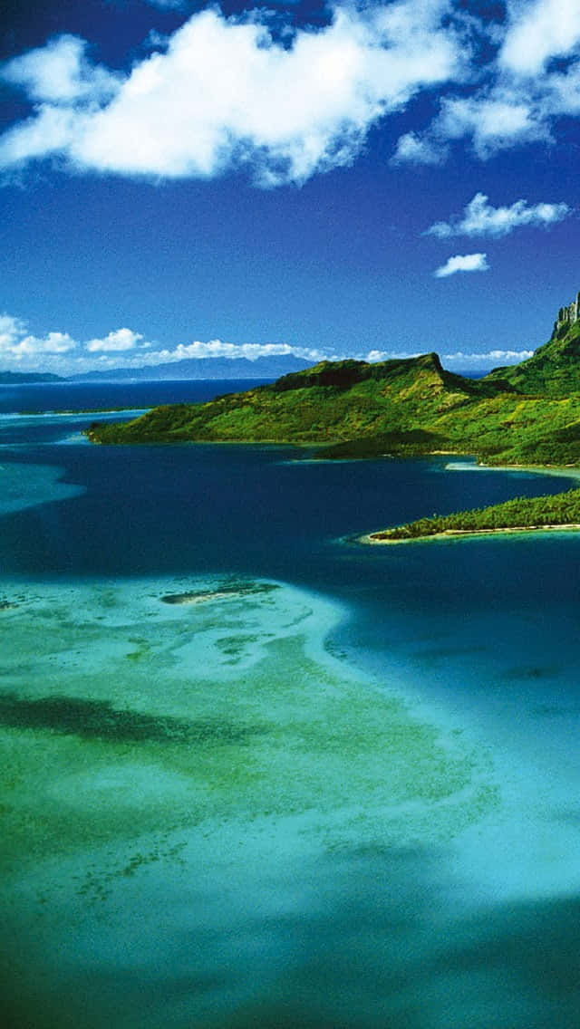 Feel The Tranquility Of Bora Bora Background