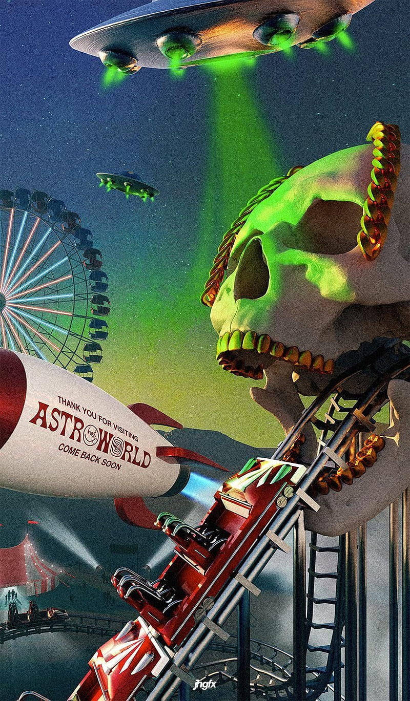 Feel The Vibe Of Astroworld With Your Own Iphone Background