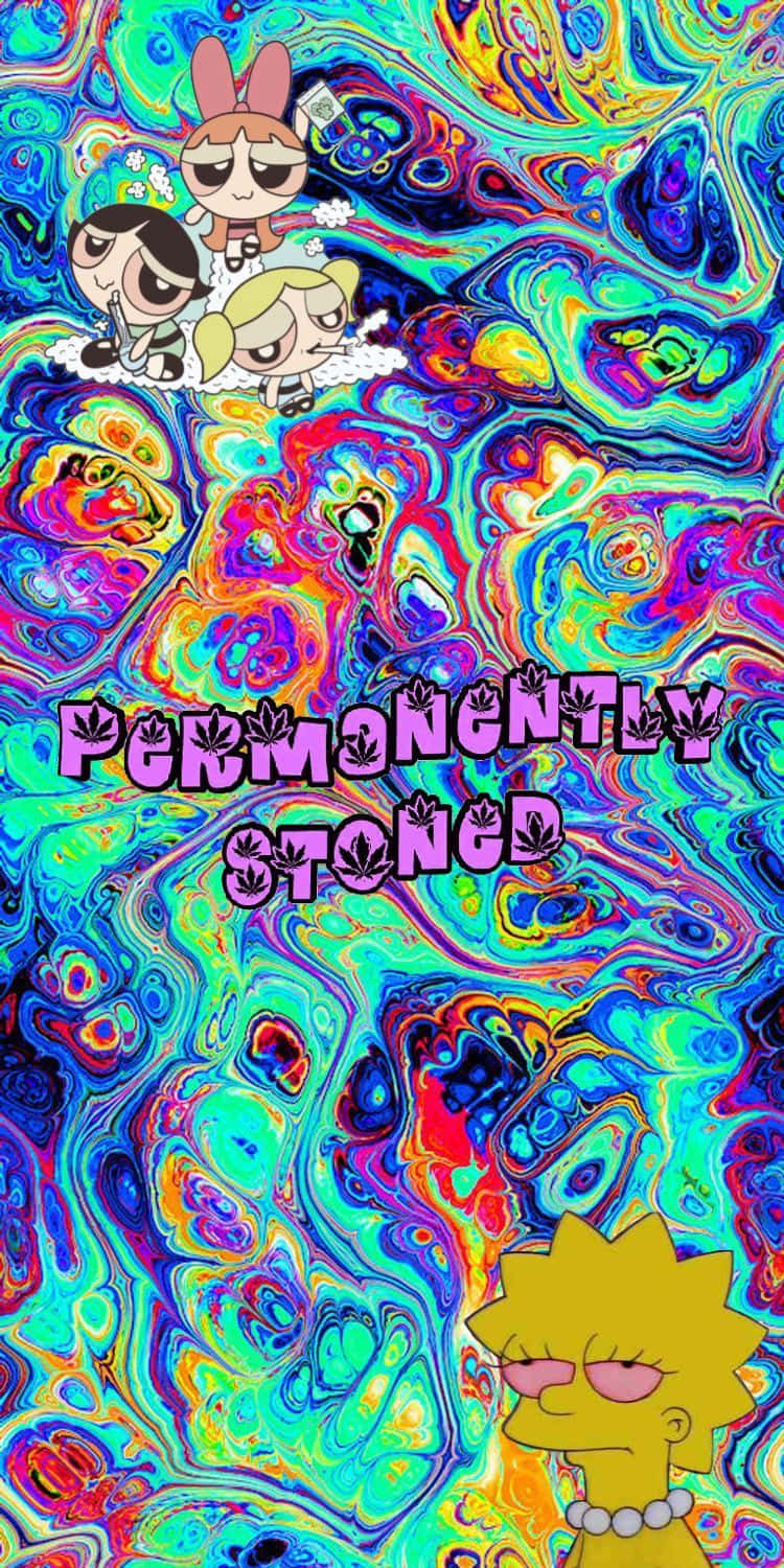 Feel The Vibes With This Psychedelic Background Background