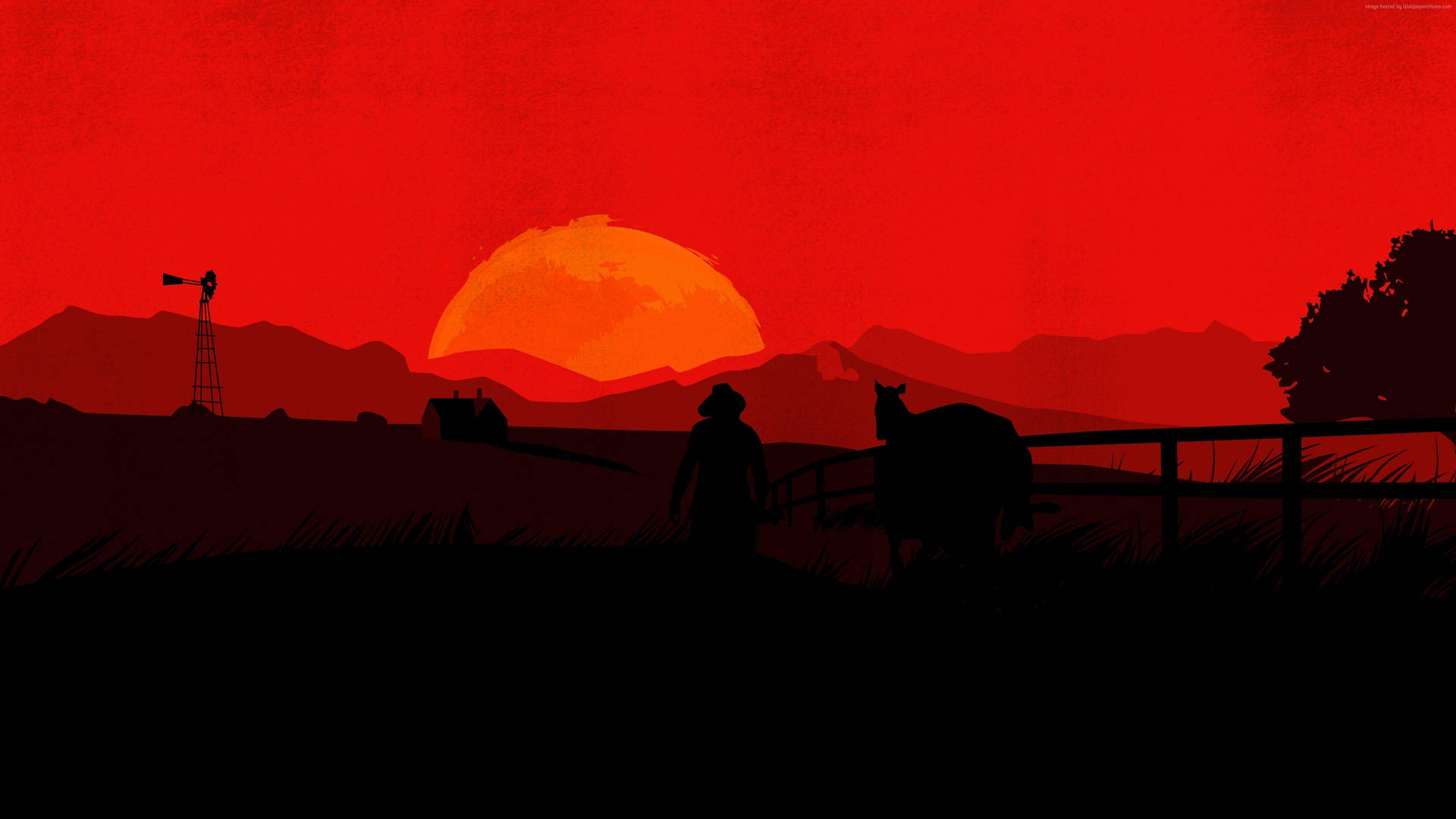 Feel The Wild West With Red Dead Redemption 2 Desktop Background