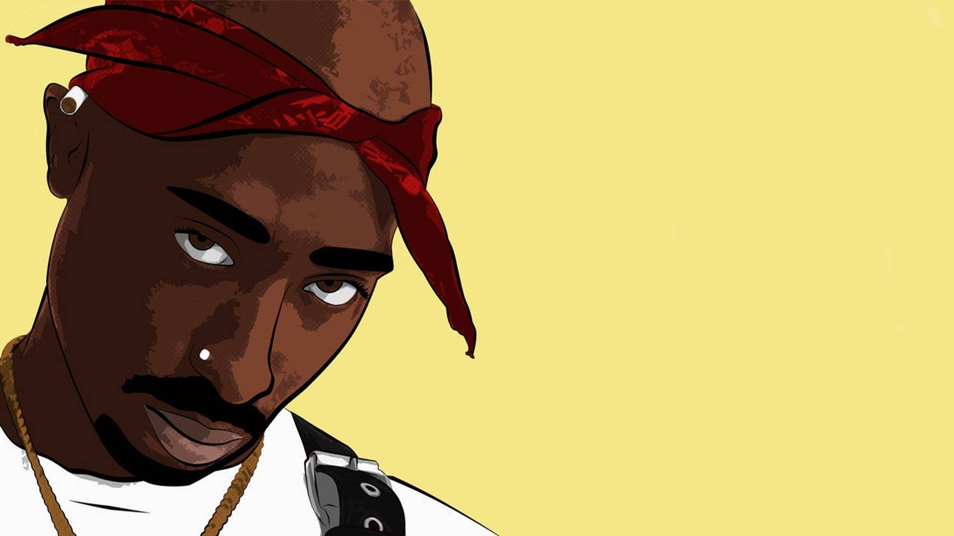 Feelin' Dope With Tupac Shakur Background