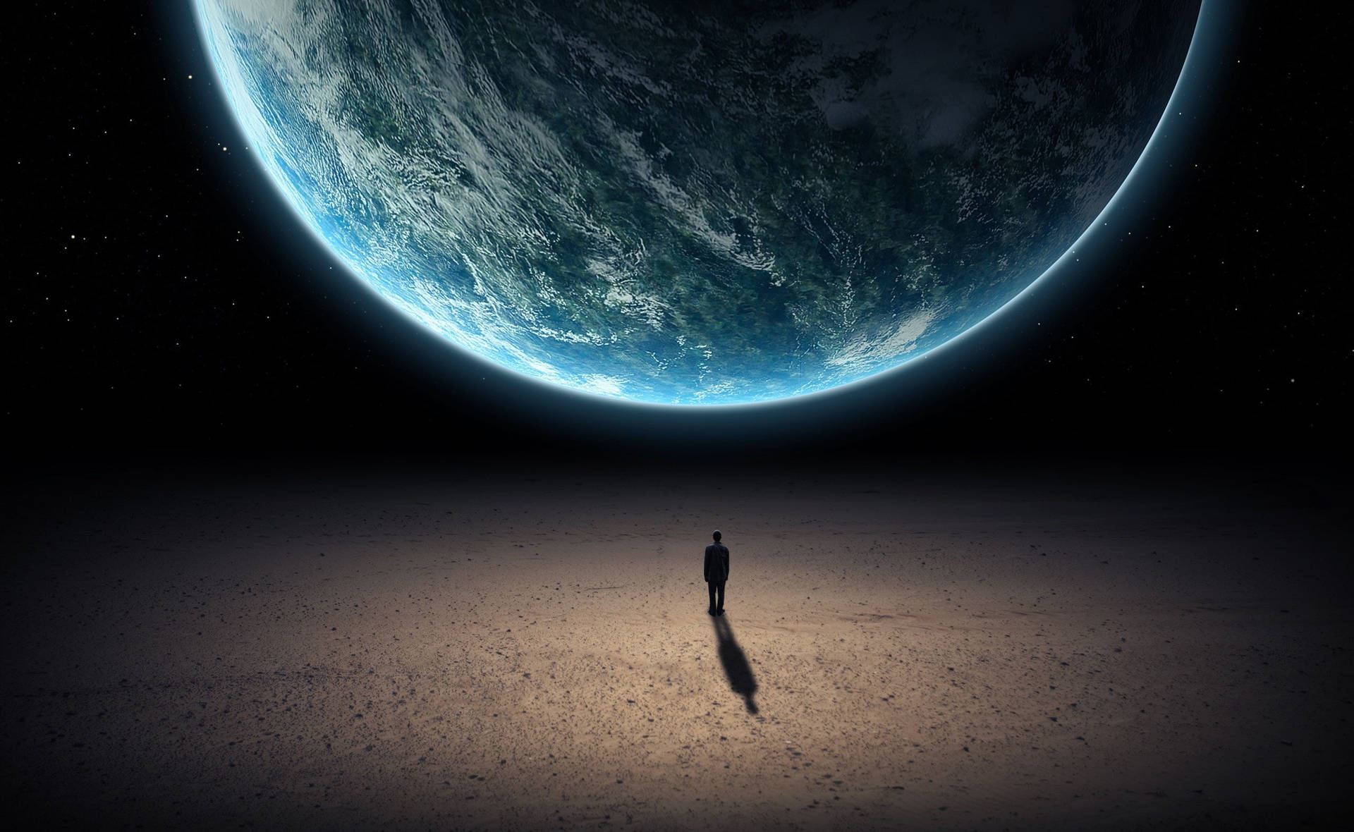 Feeling Alone Earth Background