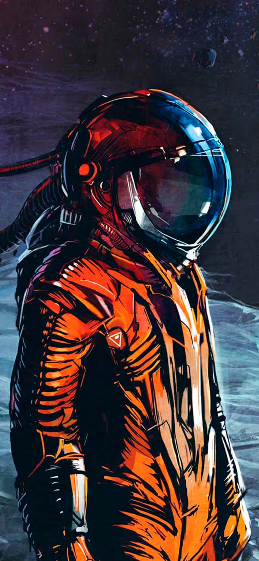 Feeling Out Of This World? Check Out The Astronaut Iphone! Background