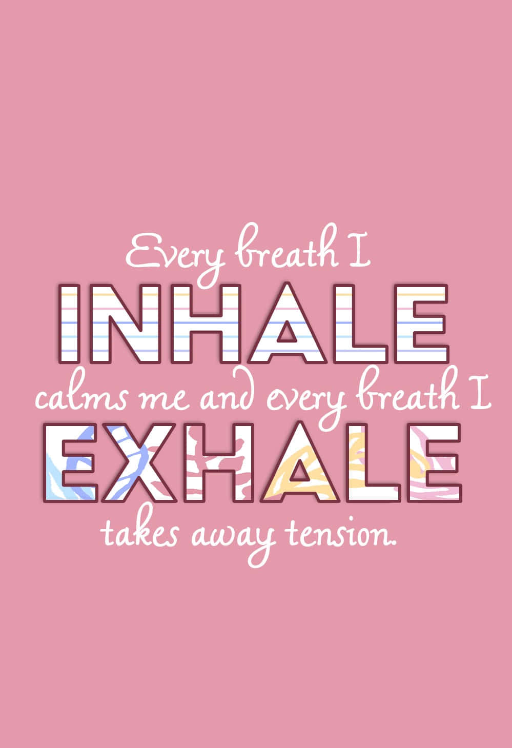 Feeling Overwhelmed? Take A Deep Breath And Some Time For Yourself! Background