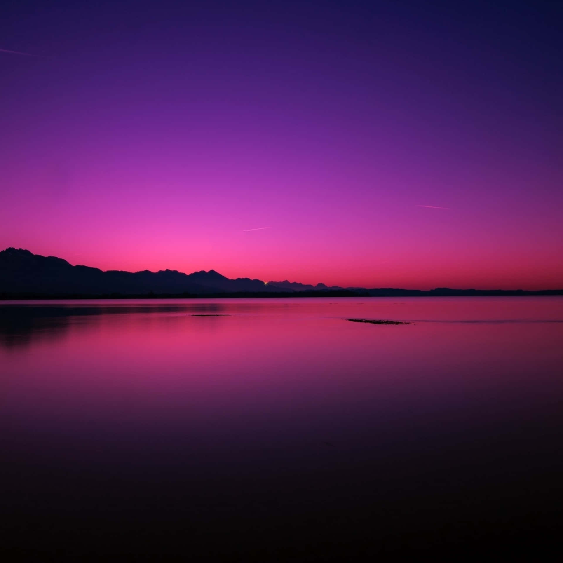 Feeling The Beauty Of A Blue And Purple Sunset Background