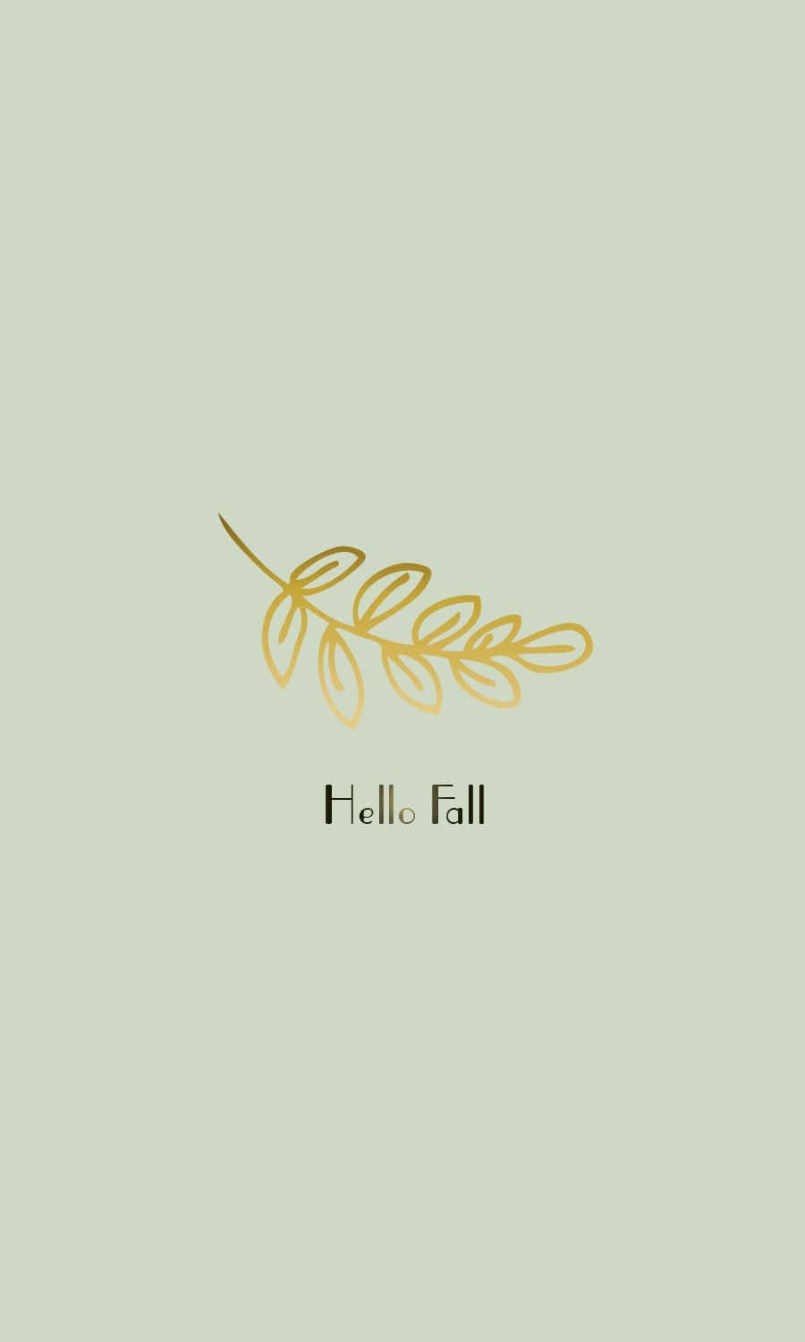 Feeling The Cozy Autumn Season With A Touch Of Minimalism. Background