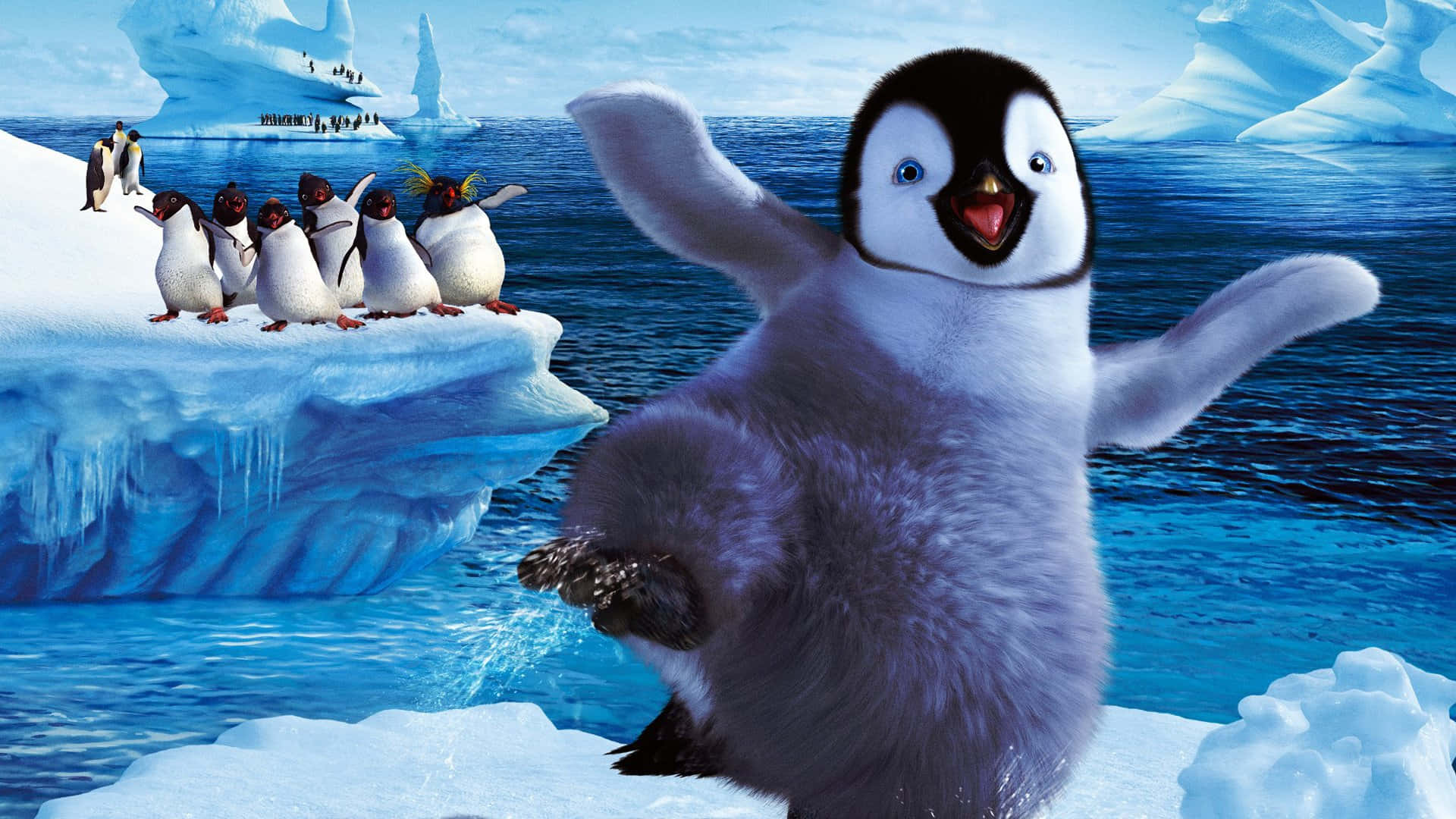 Feet Tapping From Happy Feet Two Background