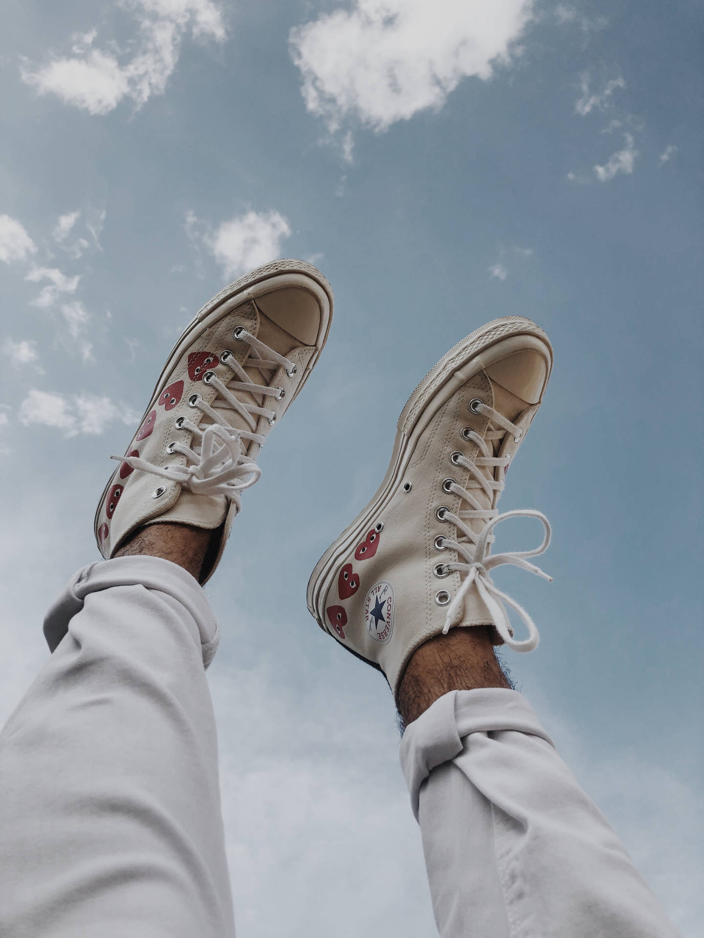 Feet Up Converse Background